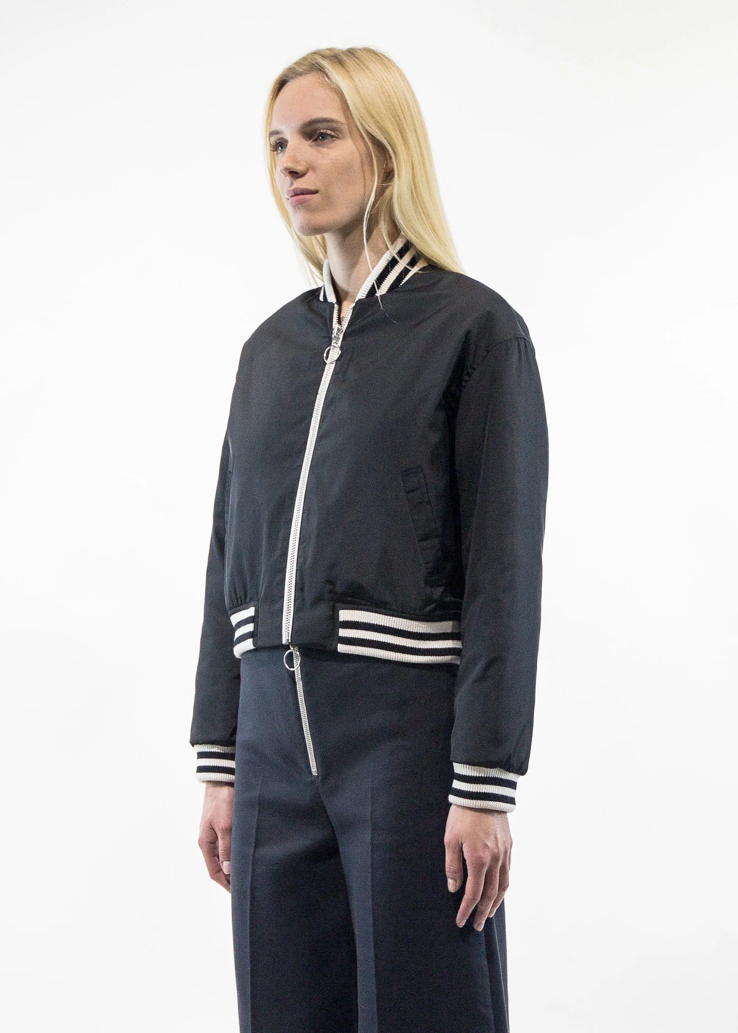 Melodie Constrast Bomber Jacket - Image 3