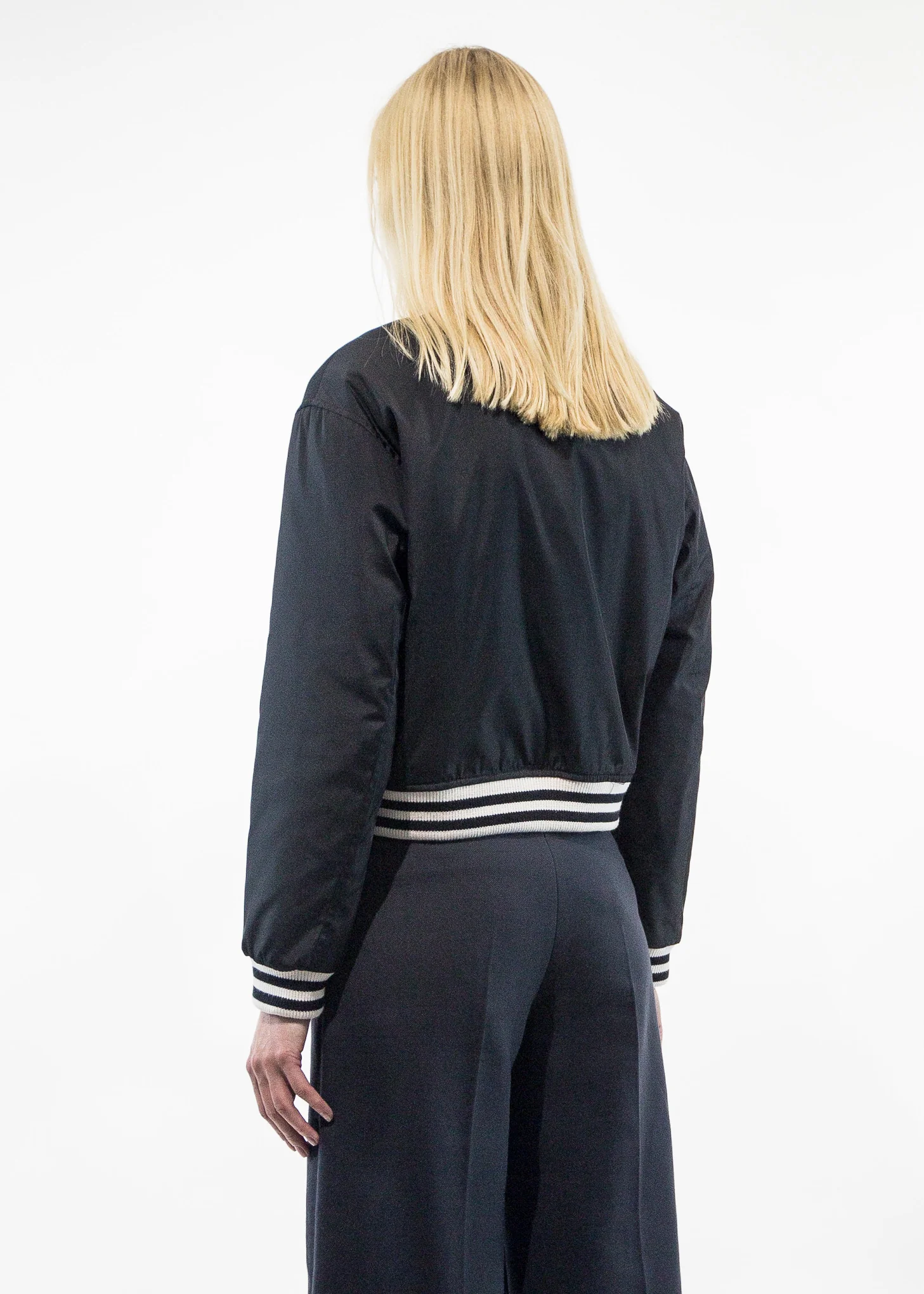 Melodie Constrast Bomber Jacket - Image 4