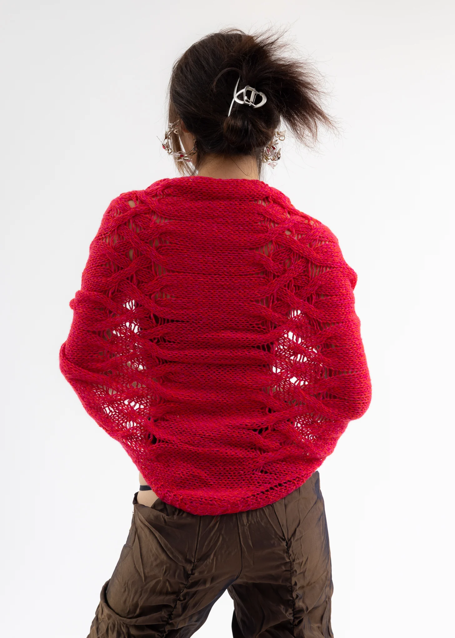 MERLOT TUBE TOP WITH CASHMERE SHAWL - Image 8