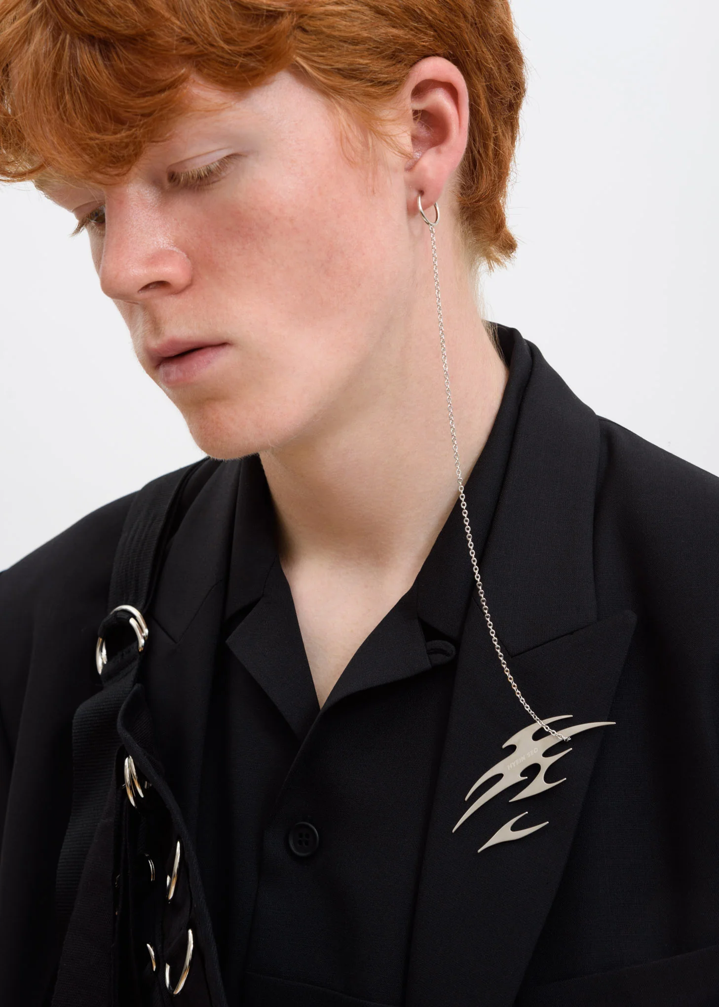 Metal Logo & Earring