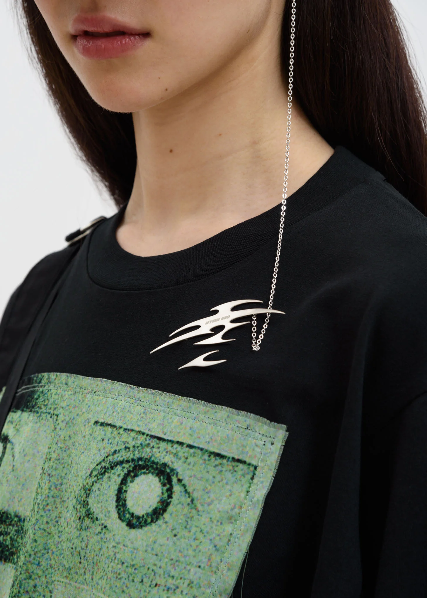 Metal Logo & Earring