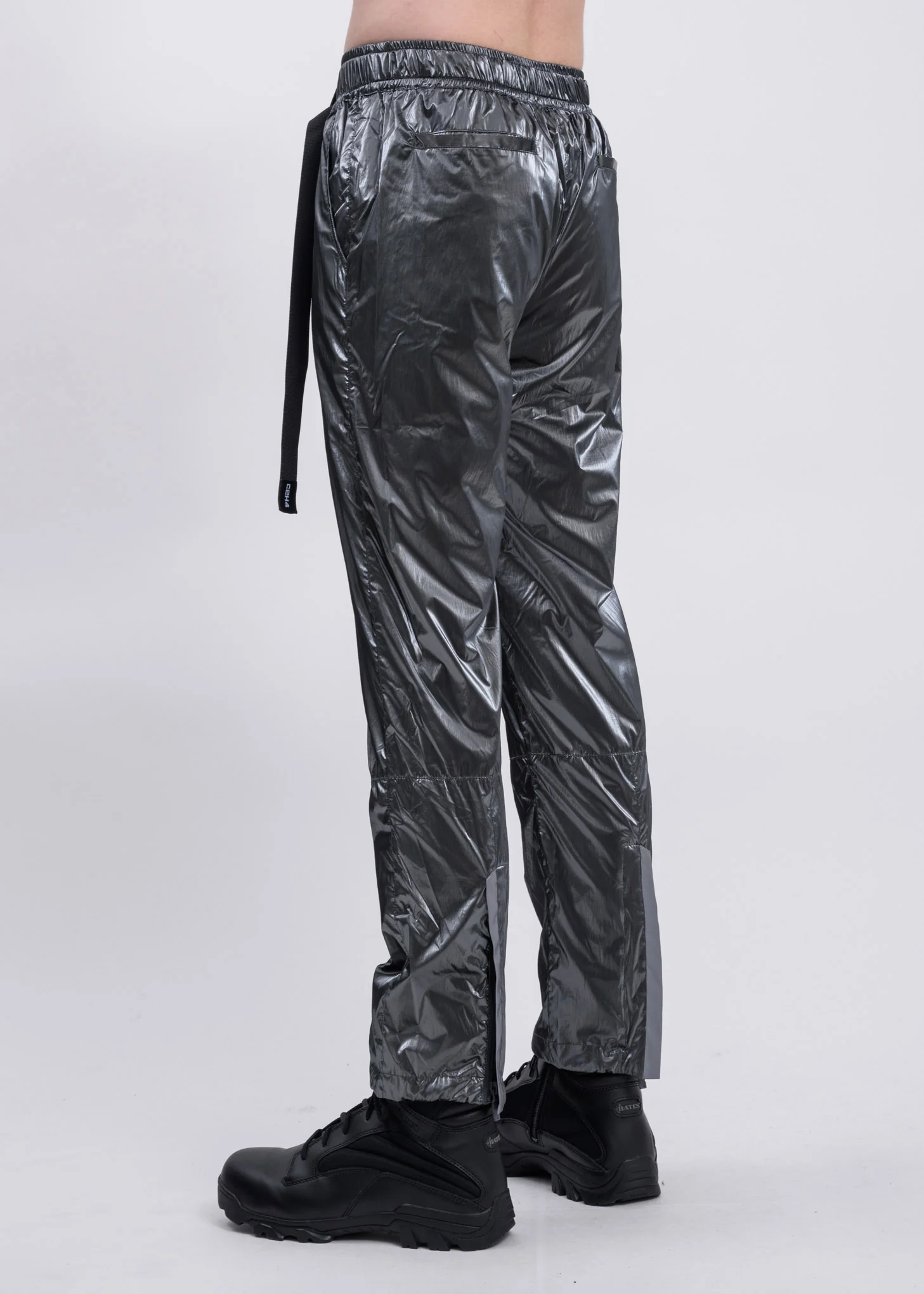 Metallic Buckle Track Pants - Image 2