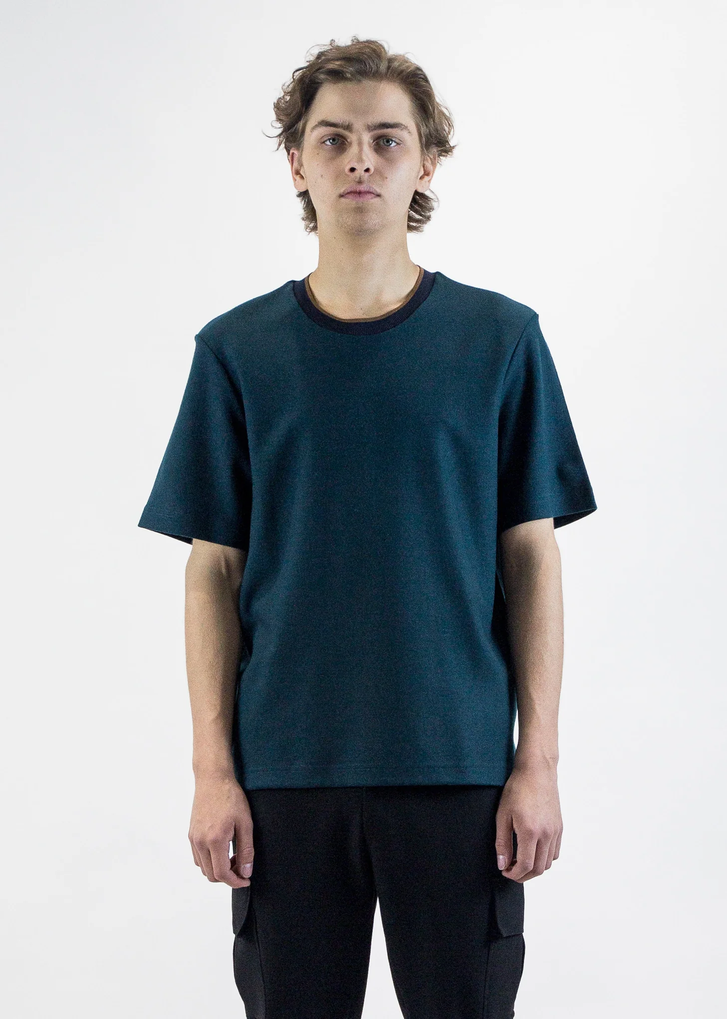Miles Boxy Japanese Wool Tee - Image 3