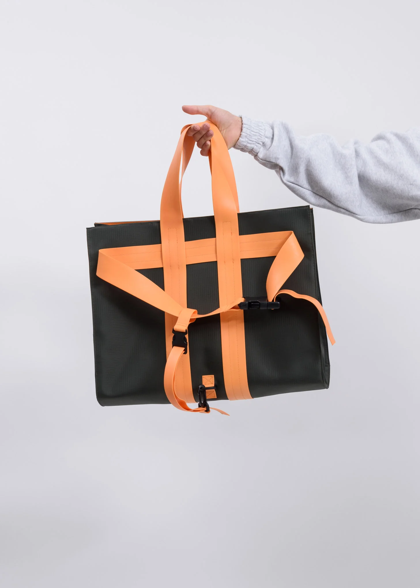 Military Green Parallelepipedo Bag