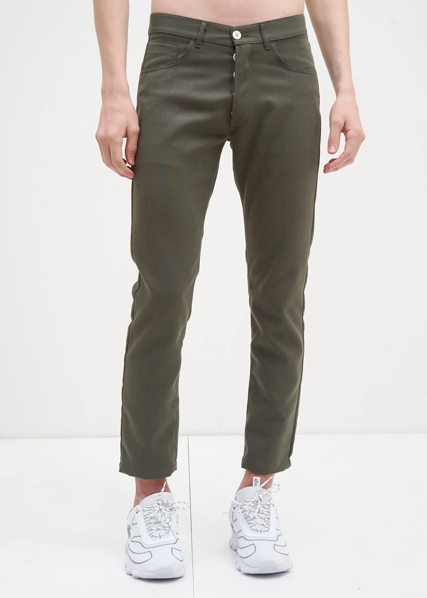 Military Green Skinny Pants