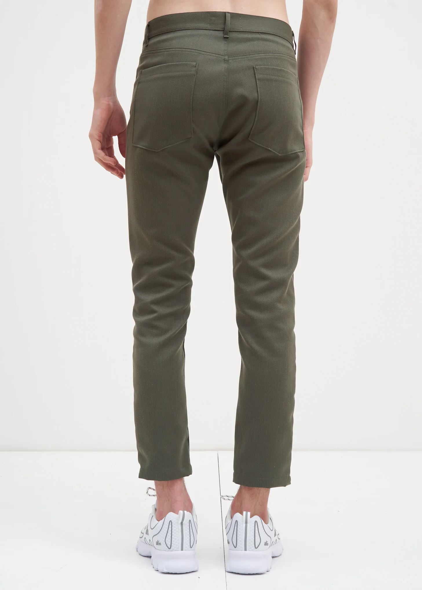 Military Green Skinny Pants - Image 3