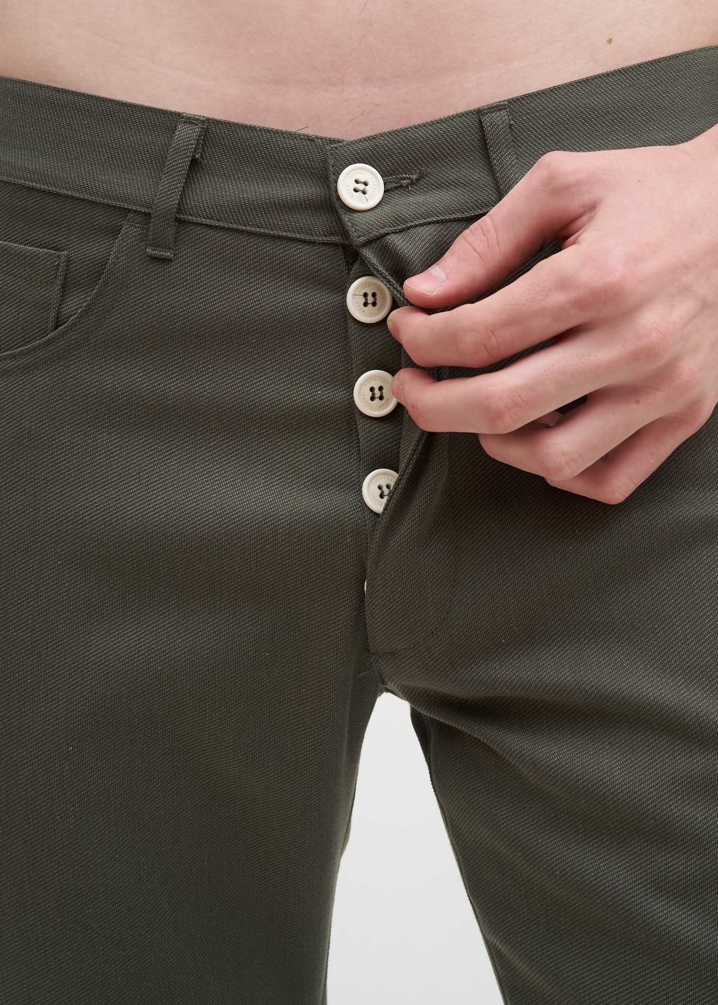 Military Green Skinny Pants - Image 5