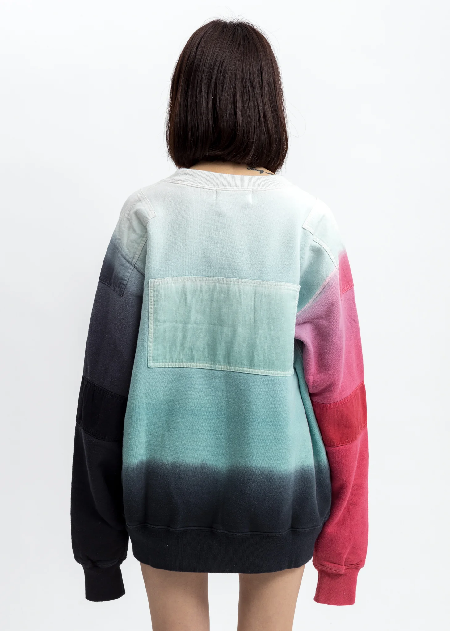 Mint Multicolor New Patchwork Sweatshirt - Image 2