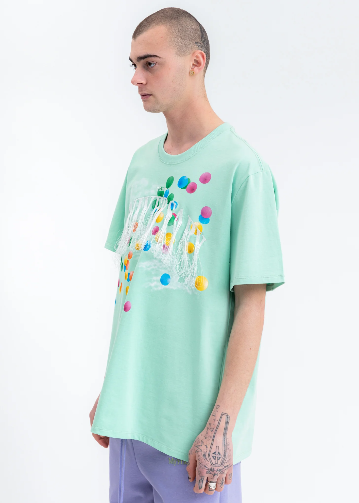 Mint Not Anniversary Embroidery T-Shirt - Image 3