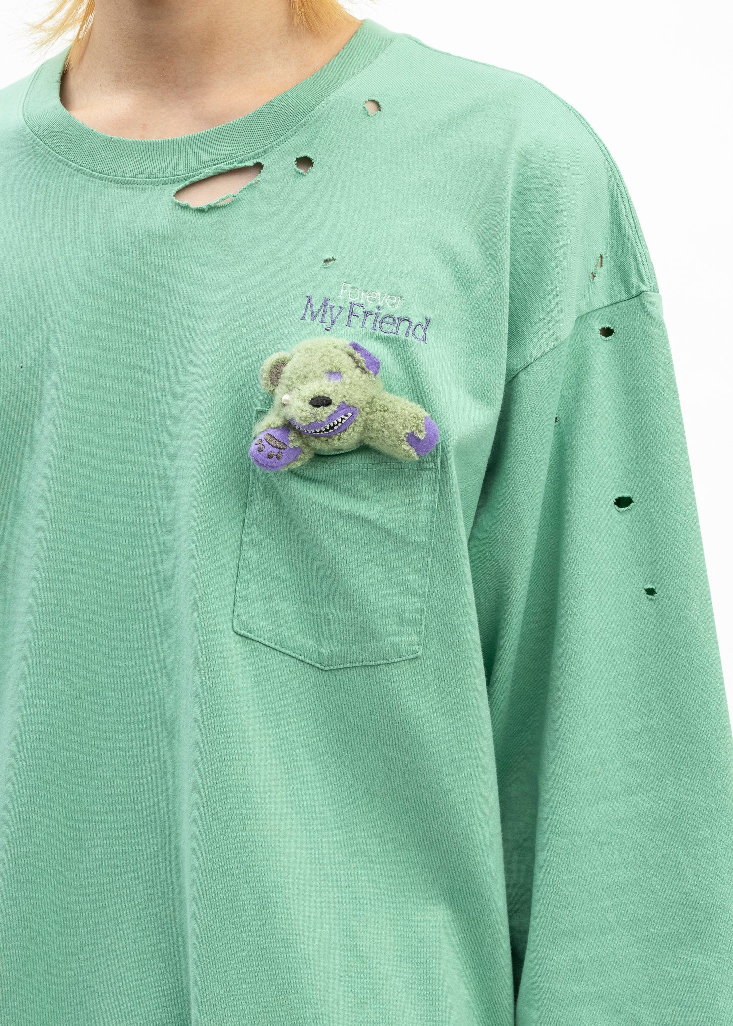 MINT T-SHIRT WITH MY FRIEND - Image 2
