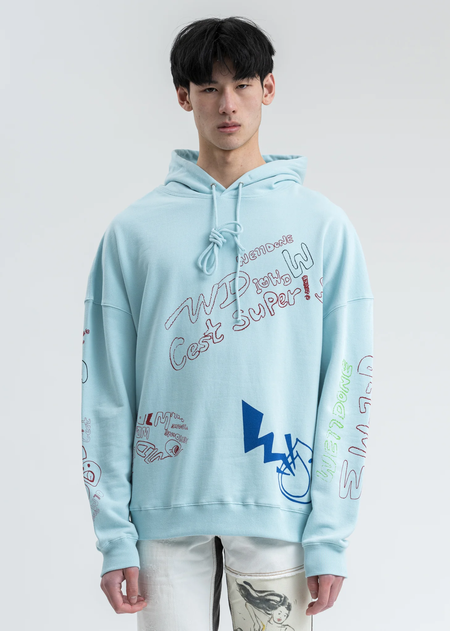 Mint WD Graffiti Version 1 Hoodie