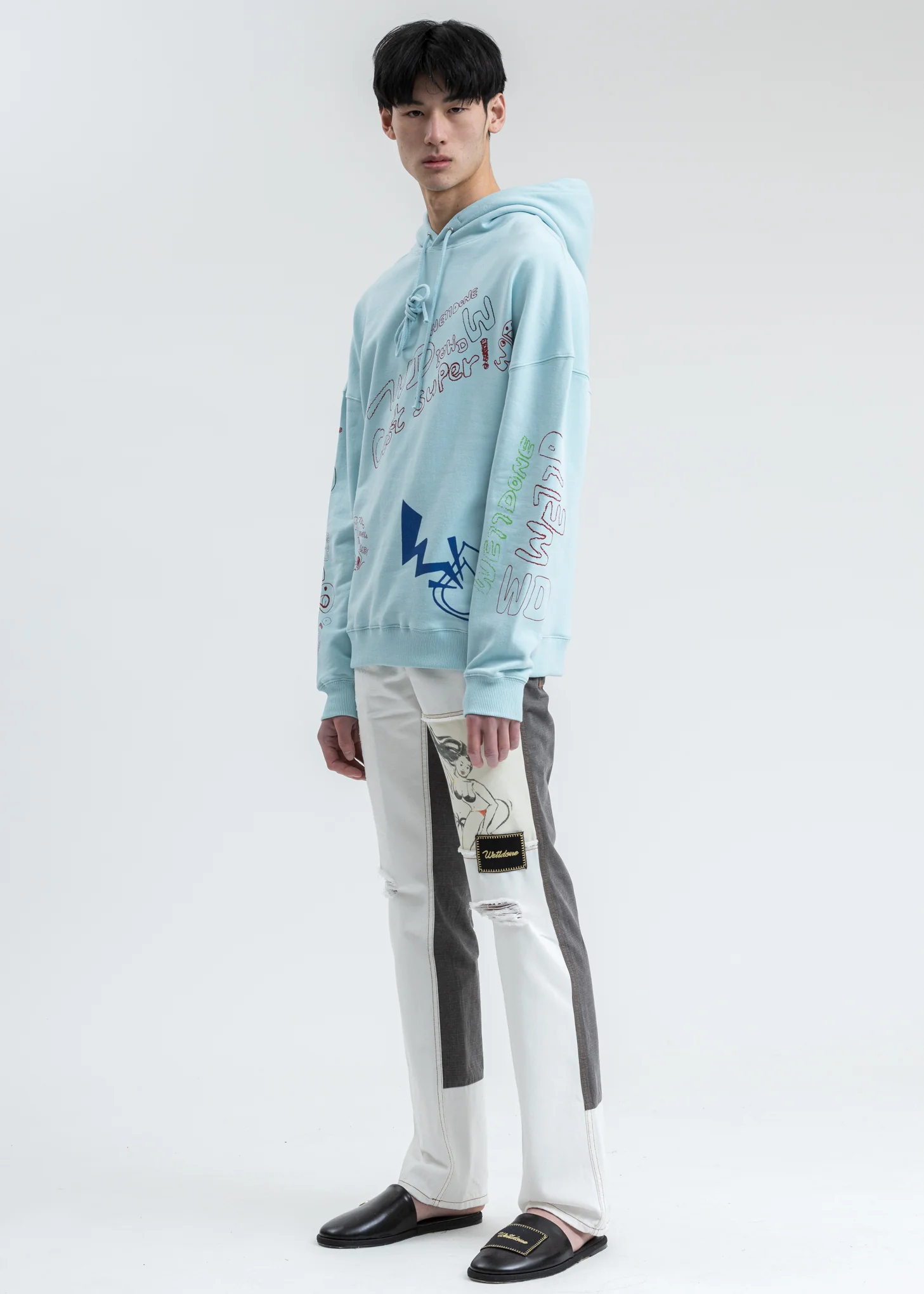 Mint WD Graffiti Version 1 Hoodie - Image 6
