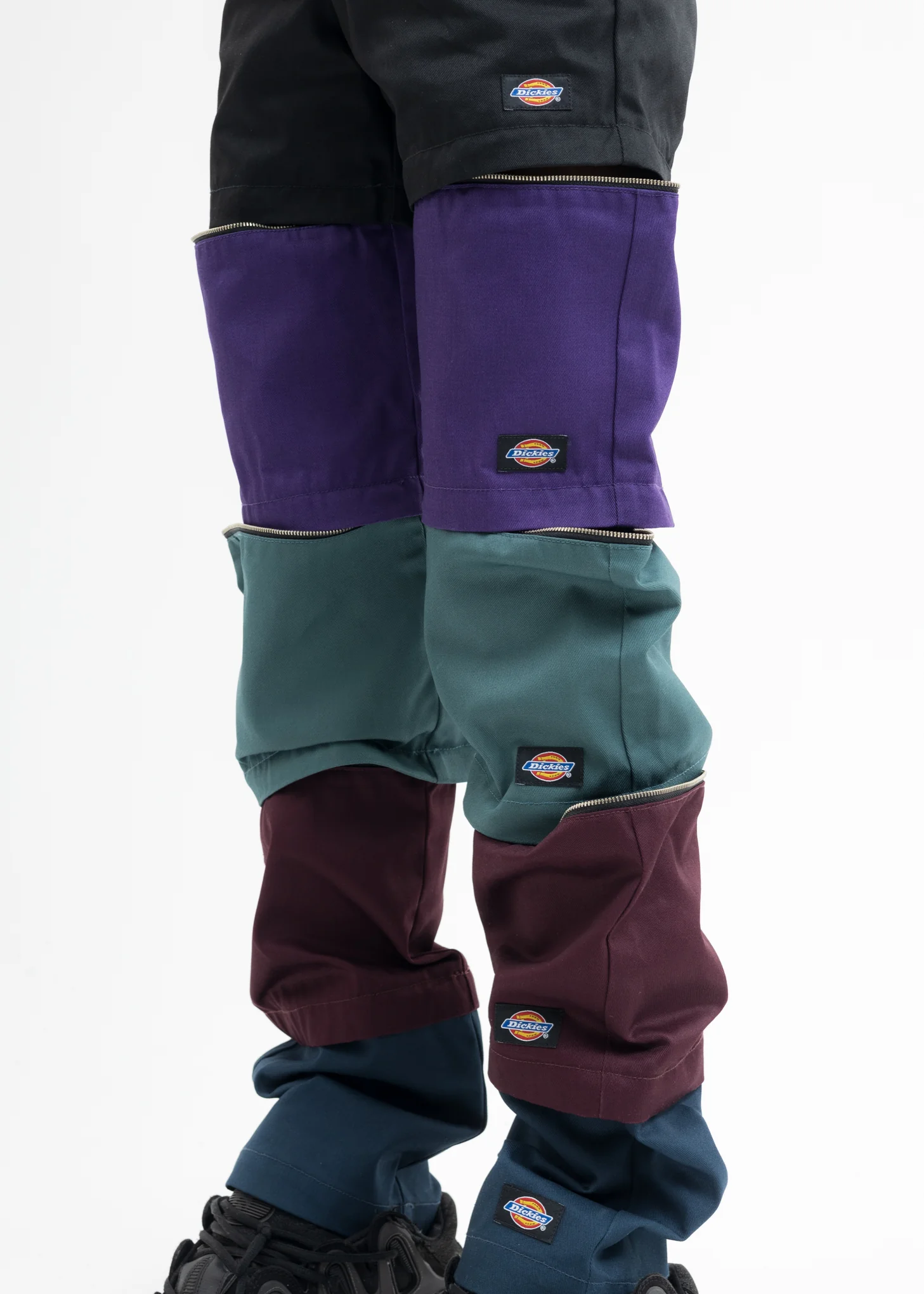 Mix Color KIDILL × Dickies Five Hem Zip Pants - Image 2