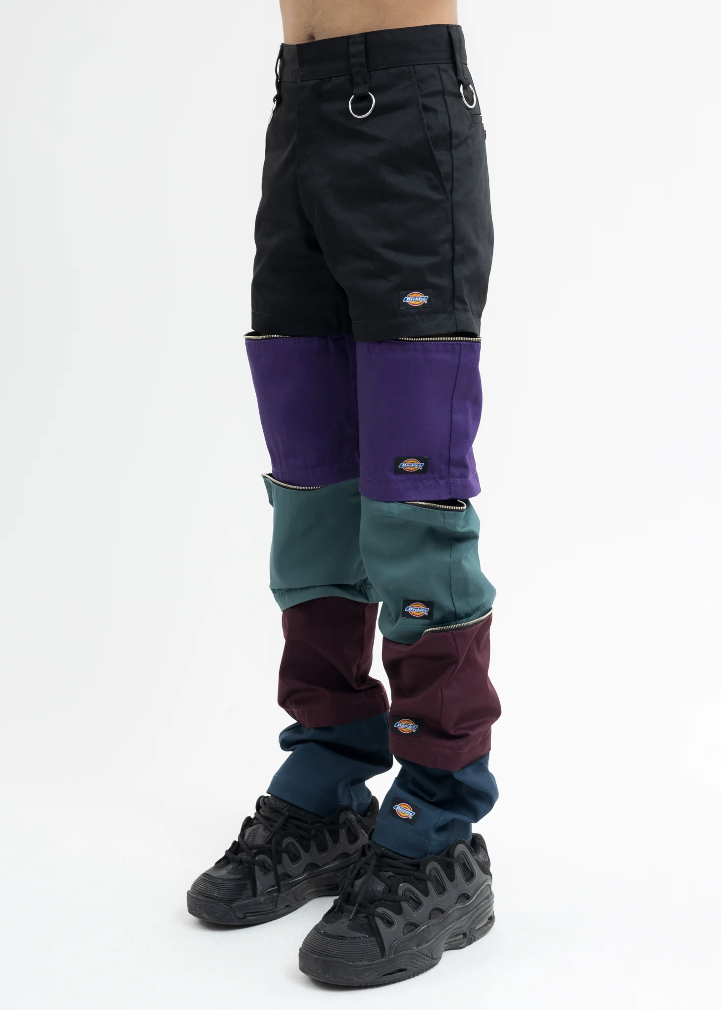 Mix Color KIDILL × Dickies Five Hem Zip Pants - Image 3
