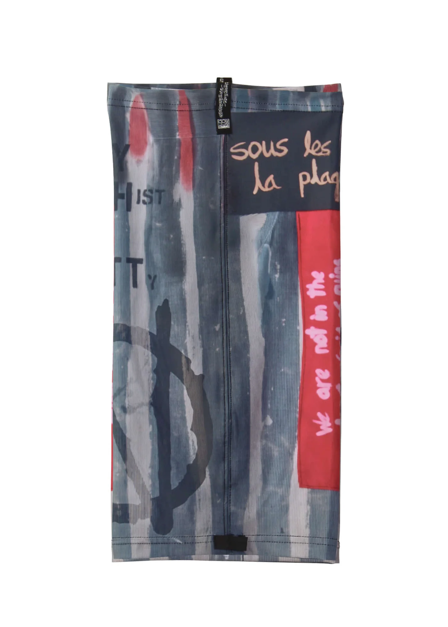 Mix Graphic Long Neckwarmer (GREEN) - Image 4