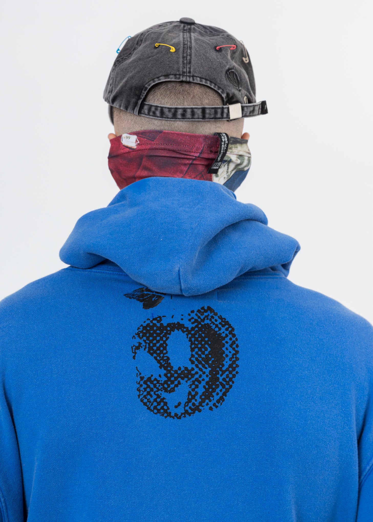 Mix Graphic Long Neckwarmer (RED) - Image 5