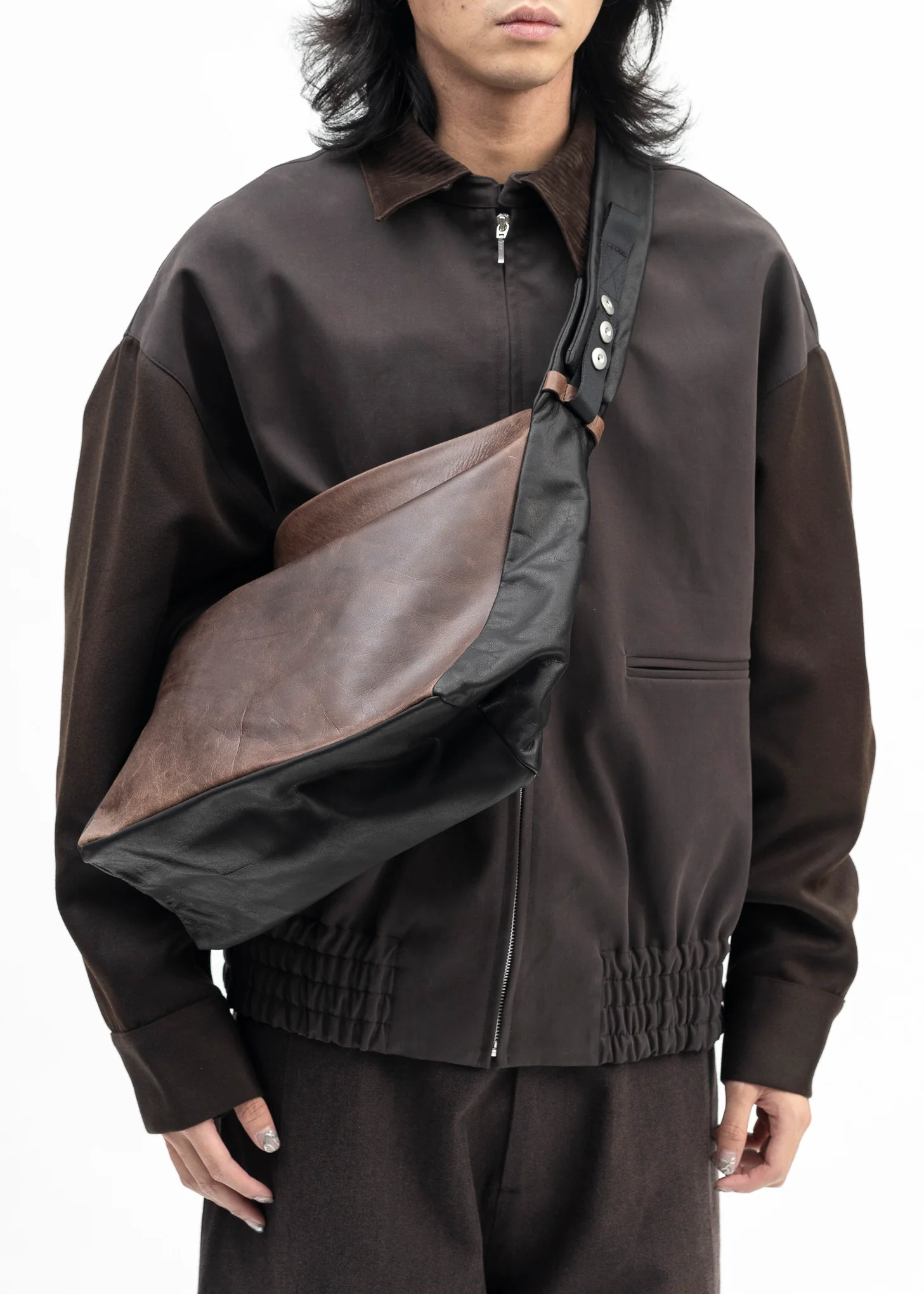 MIX OILY COW HIDE OSCAR BAG - Image 2