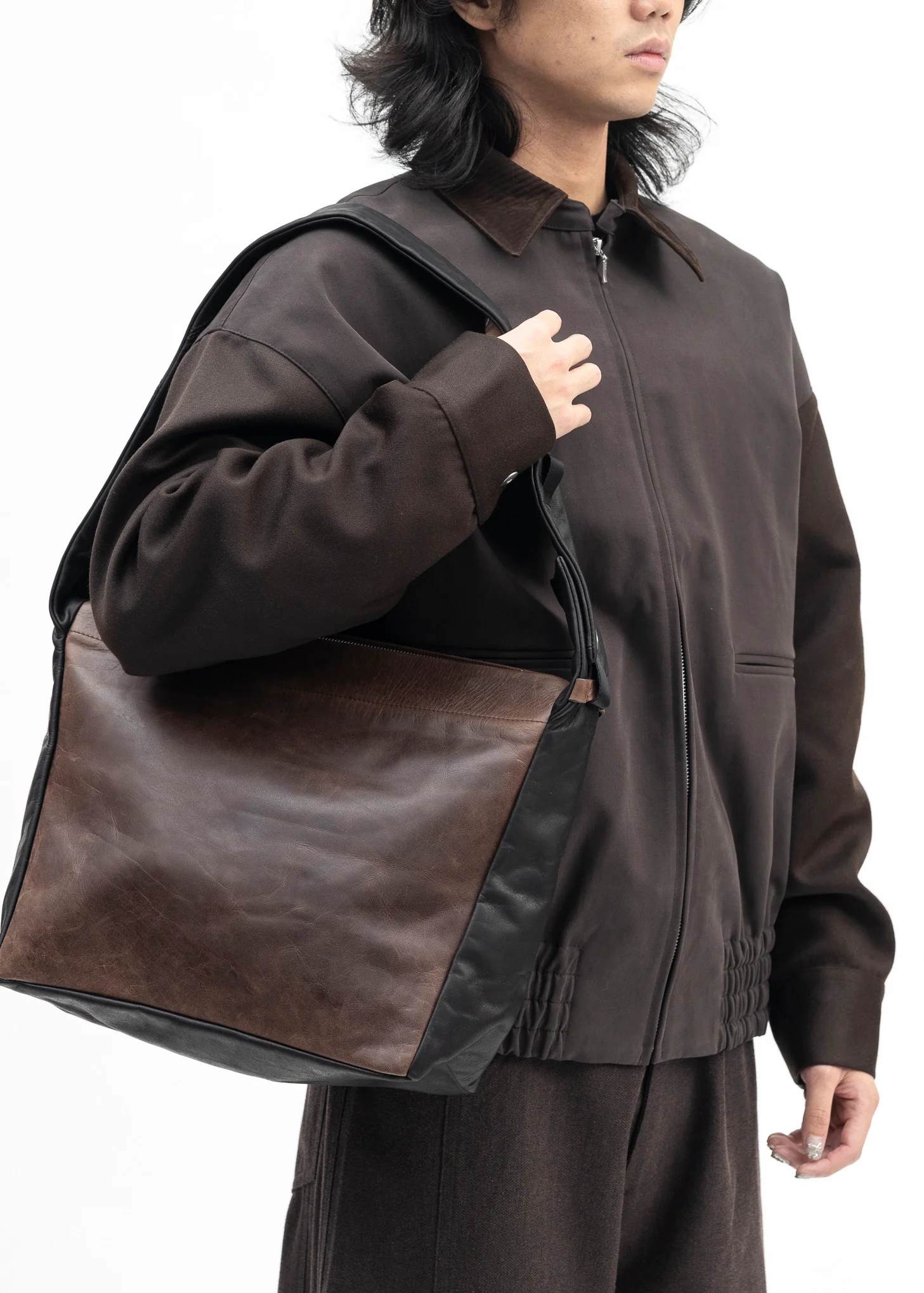 MIX OILY COW HIDE OSCAR BAG - Image 3