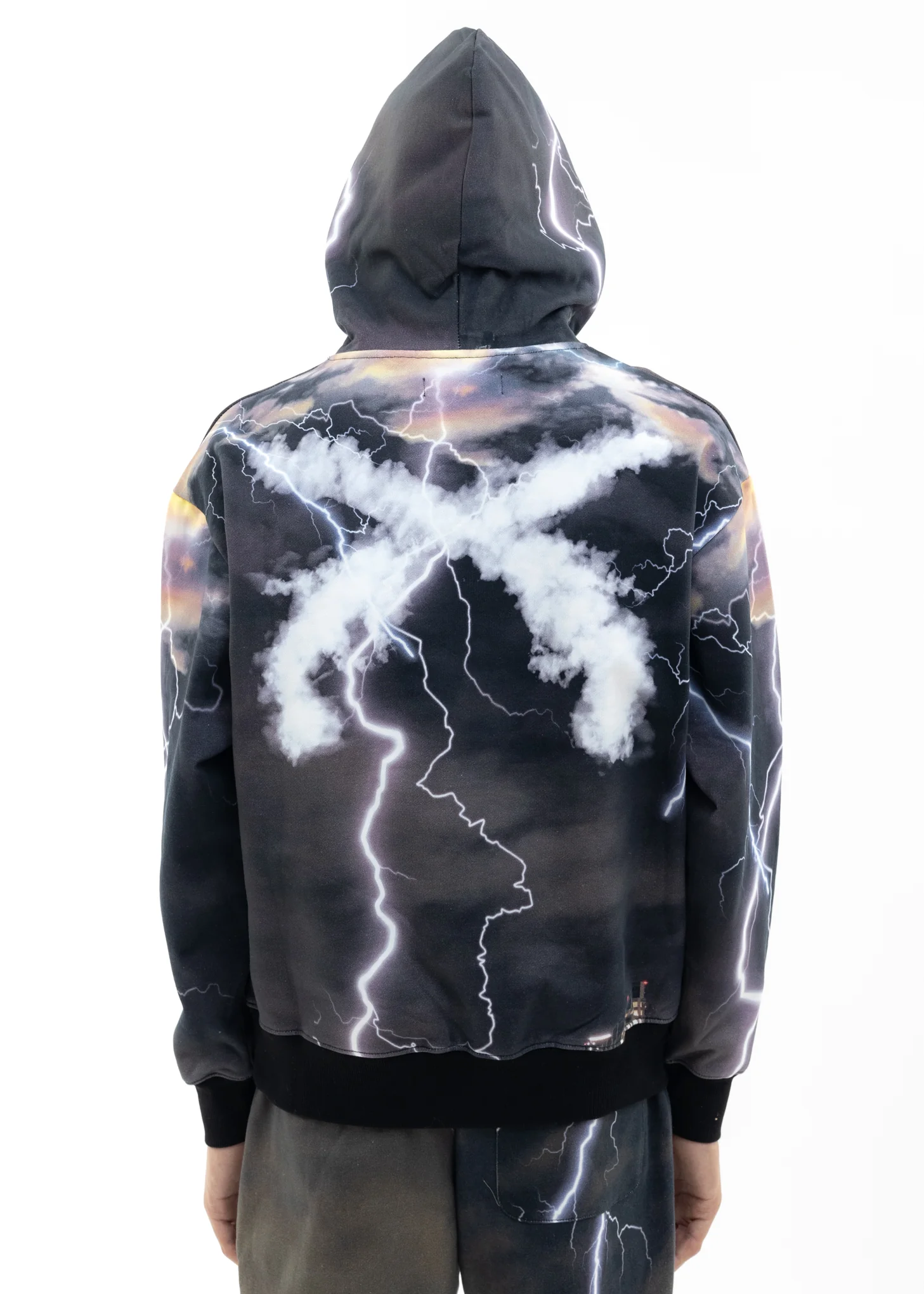 Multi Black Lux X roarguns Flash Hoodie - Image 2