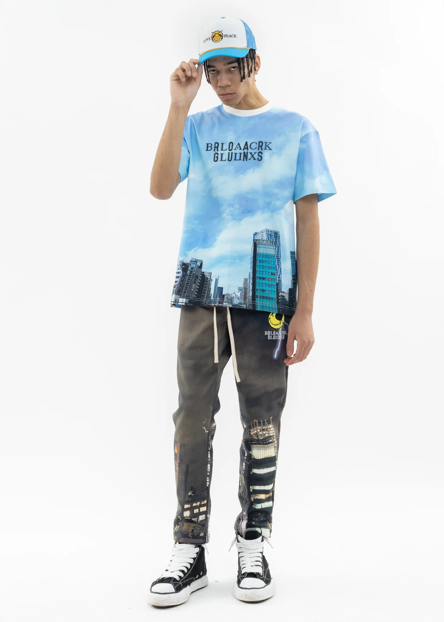 Multi Black Lux X roarguns Smile Cap - Image 4