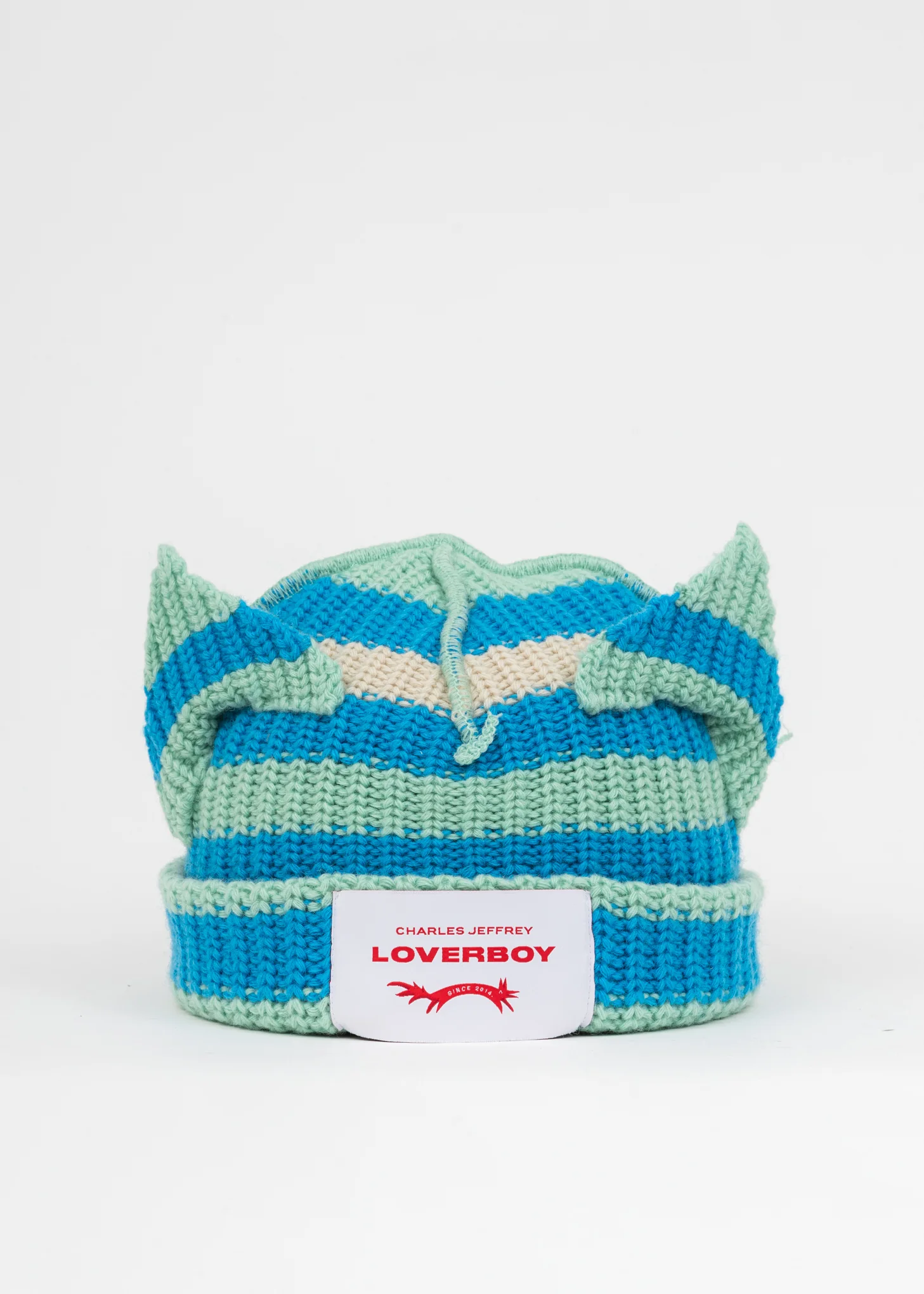 Multi Color Chunky Ears Beanie