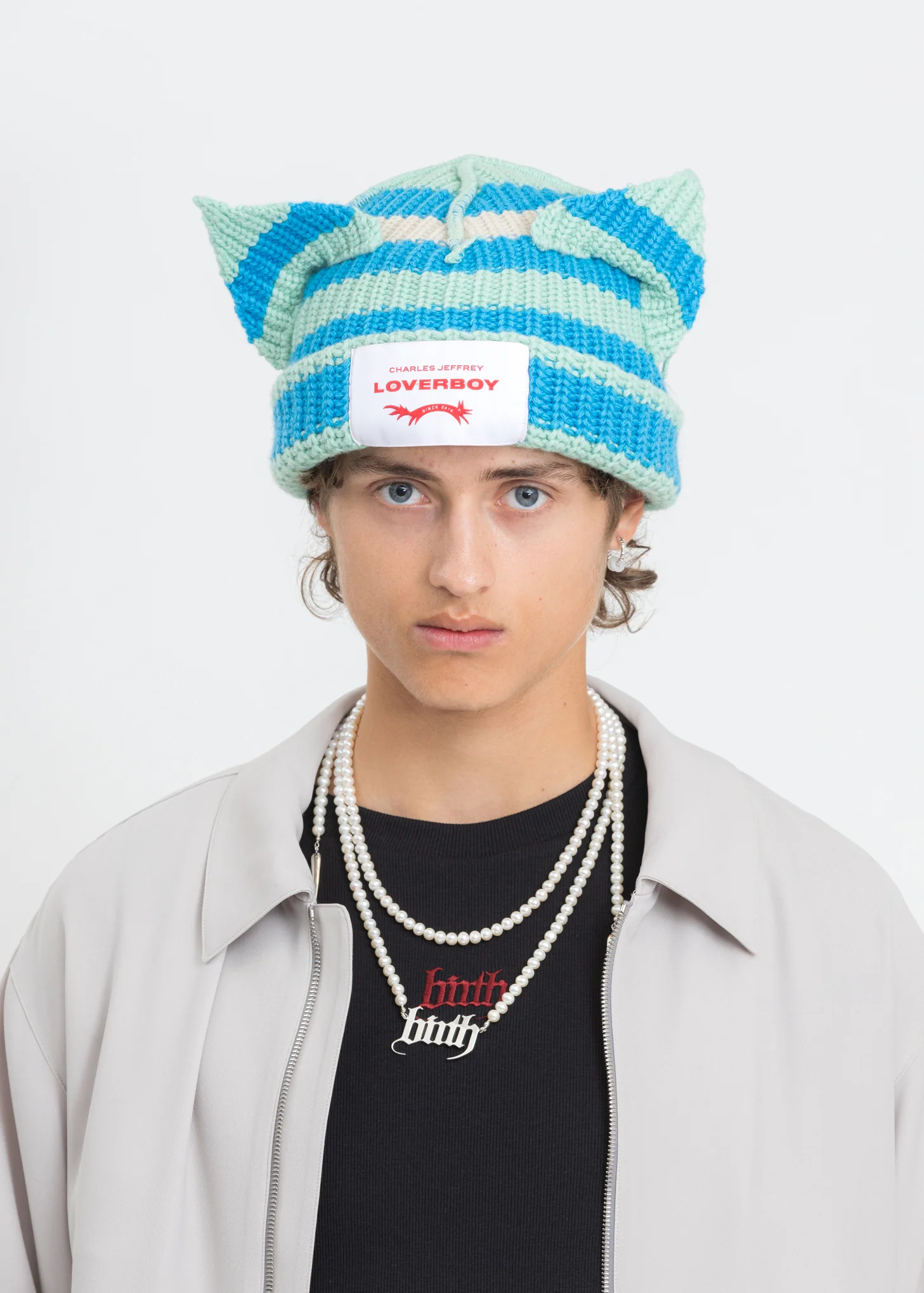 Multi Color Chunky Ears Beanie - Image 4