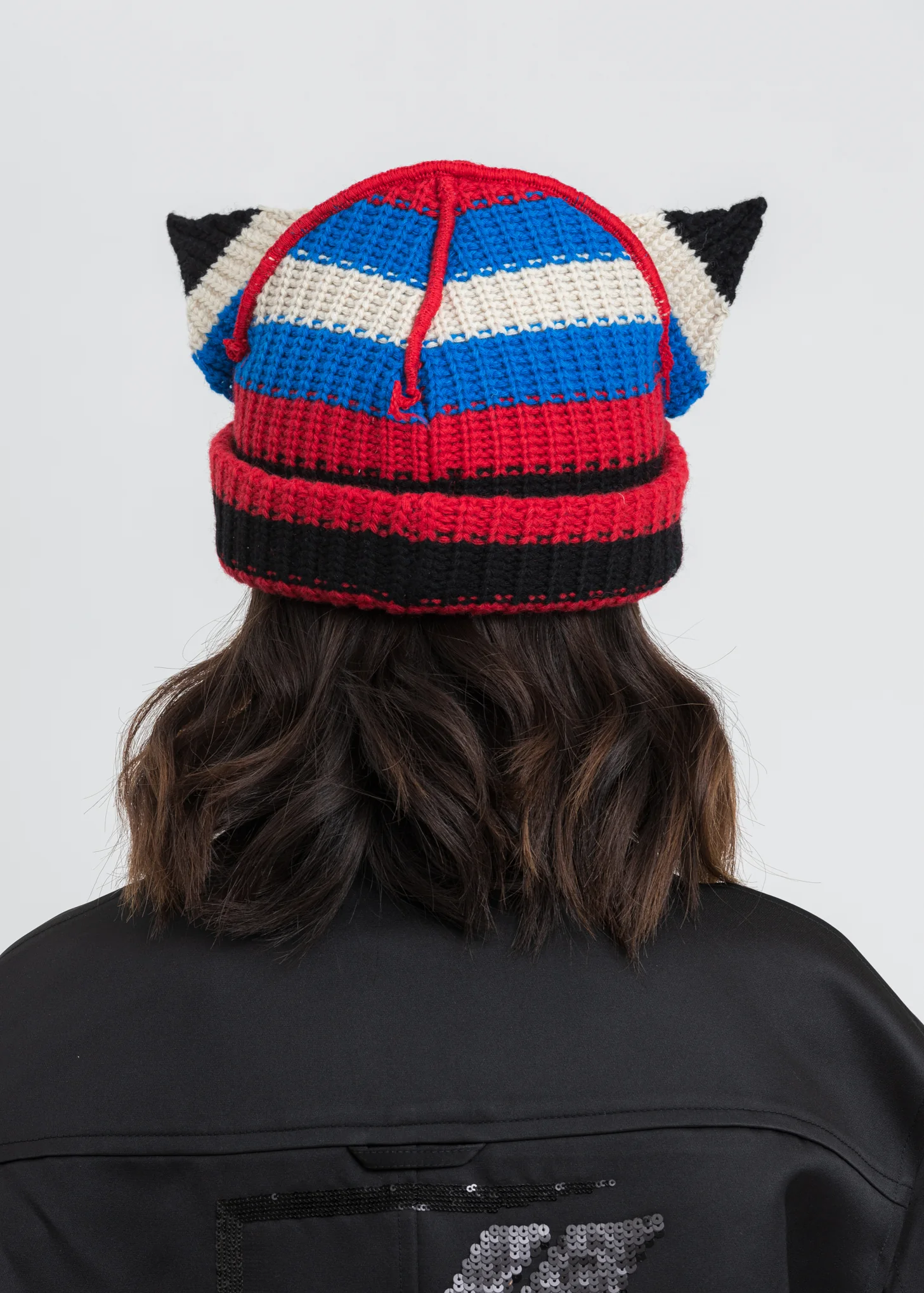 Multi Color Chunky Ears Beanie - Image 6