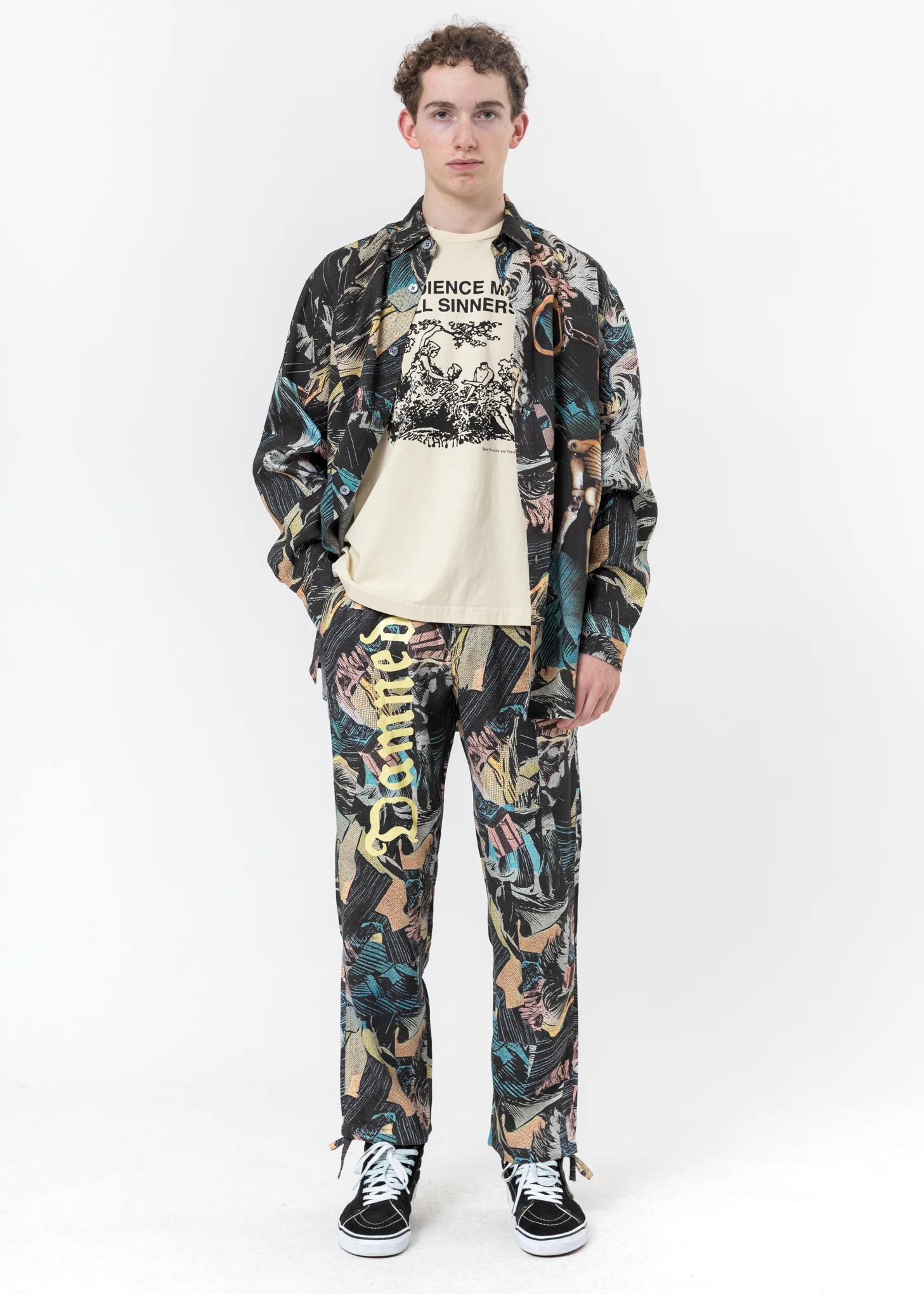 Multi Elasticated Pant - Comic2 Digital Print - Image 6