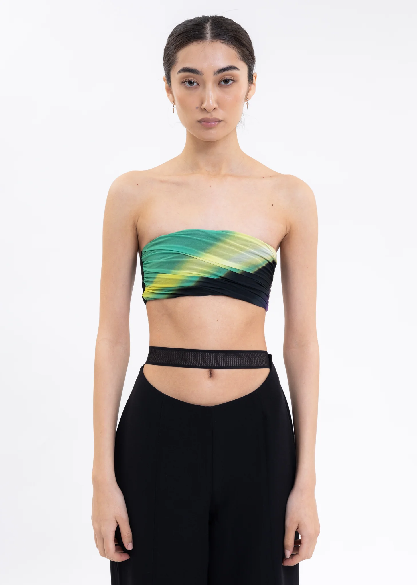 Multi Green Bra Top