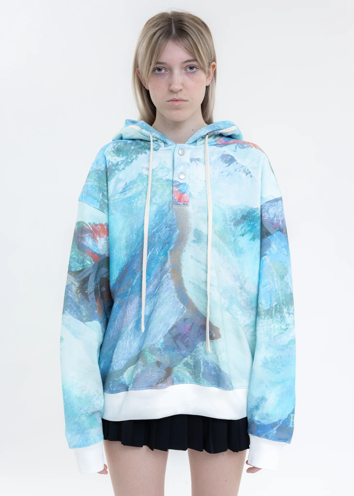 Multi Ice Printed Hoodie