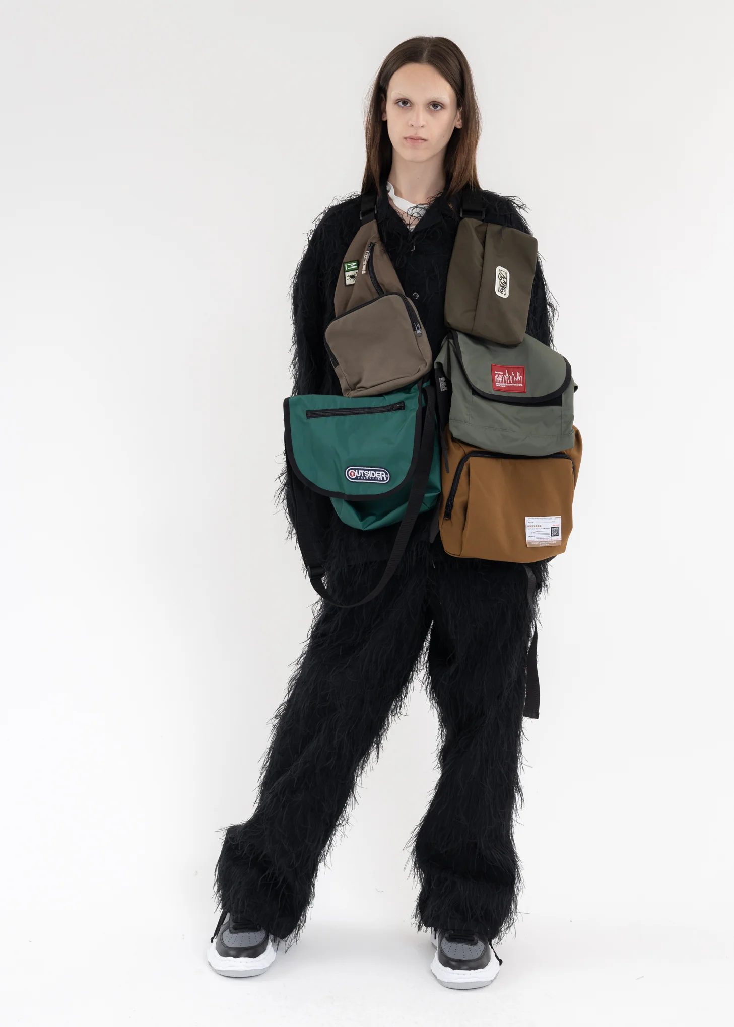 Multi Khaki Bag Vest - Image 6