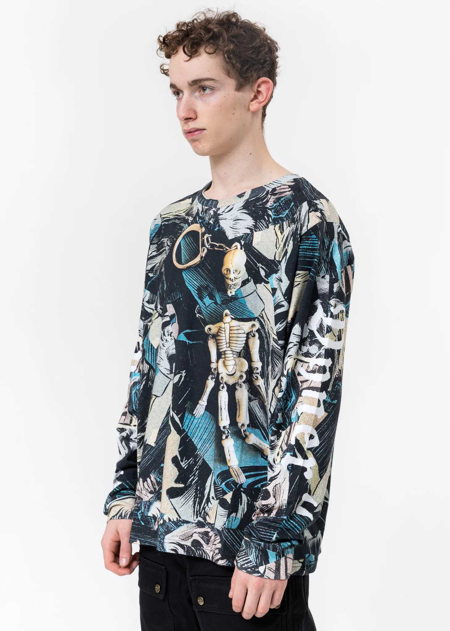 Multi Long Sleeve - Comic Digital Print - Image 3