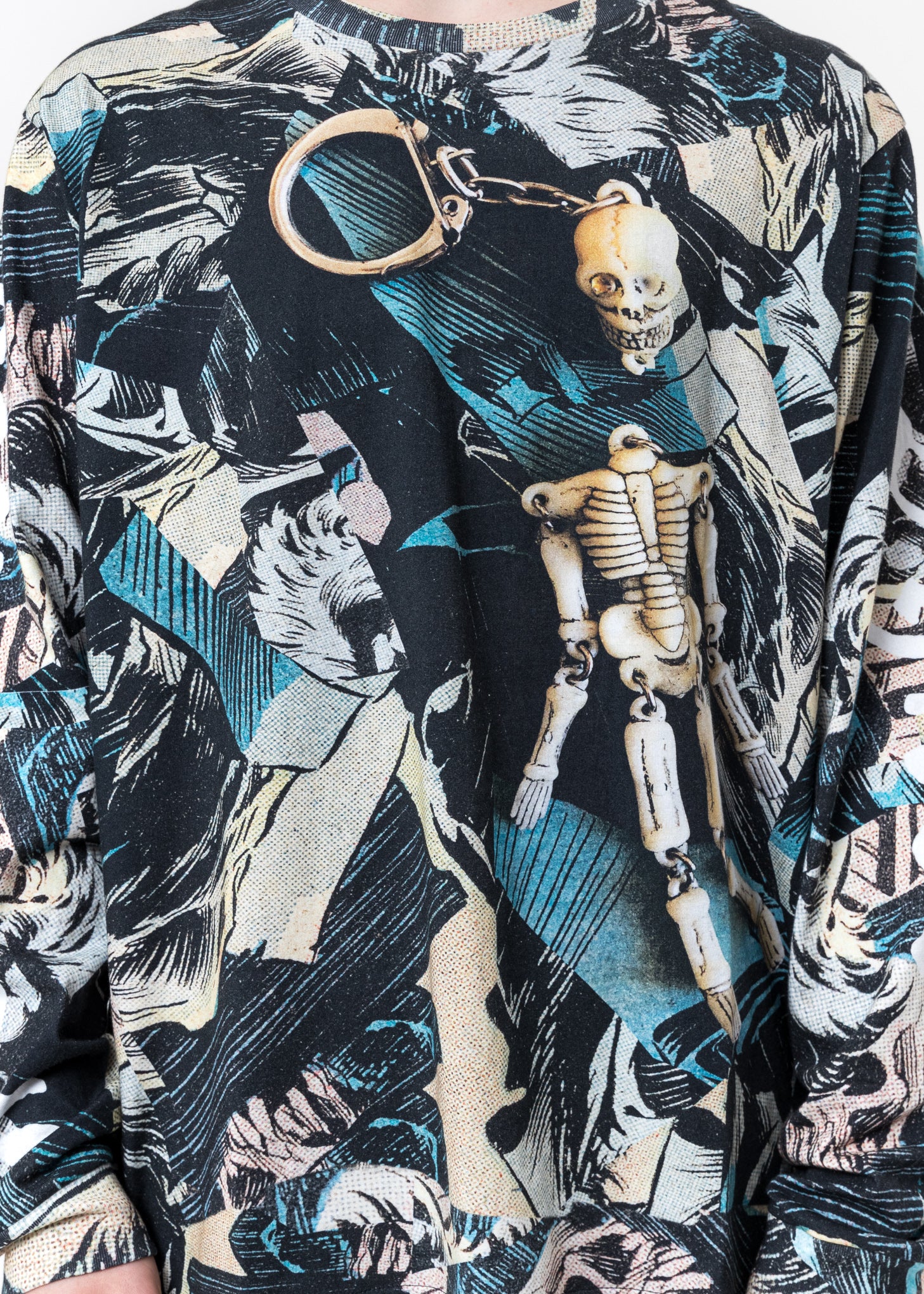 Multi Long Sleeve - Comic Digital Print - Image 4