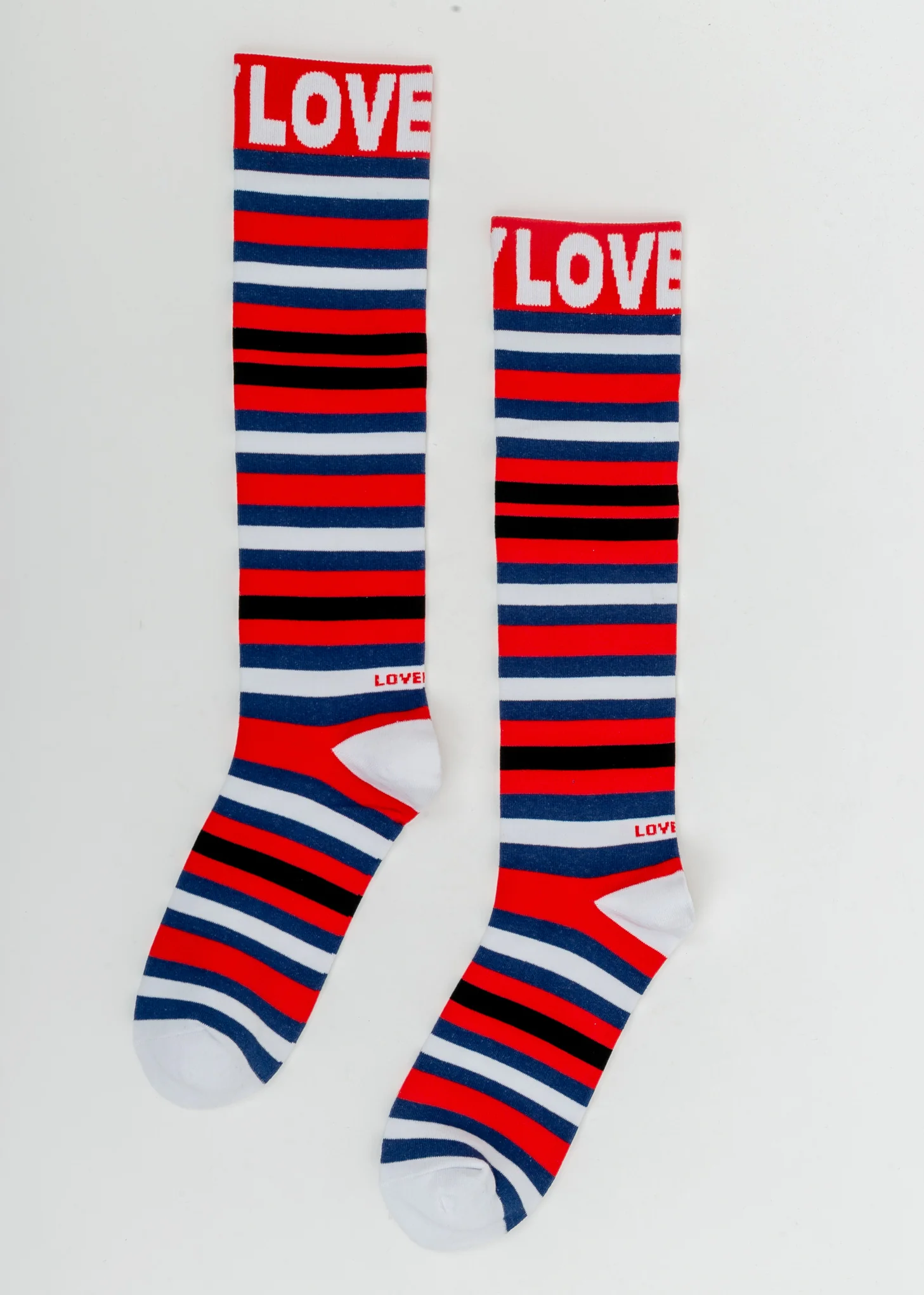 Multi LOVERBOY Long Highland Sock - Image 4