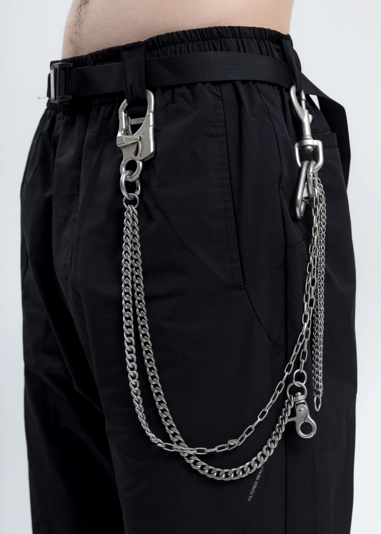 Multi Metal Combined Pants Chain