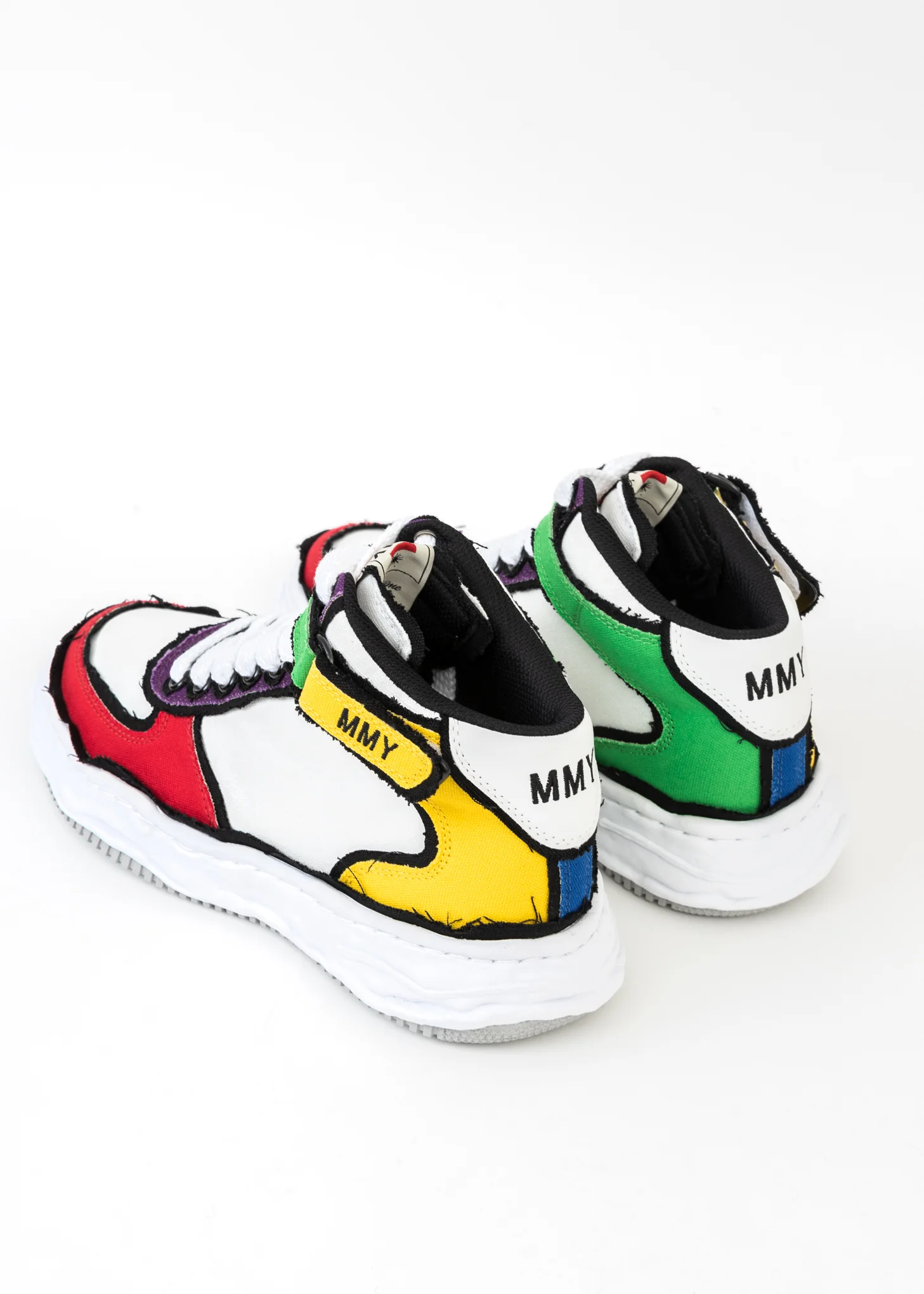 Multi OG Sole Overhanging Canvas High-Top Sneaker (WAYNE HIGH) - Image 2