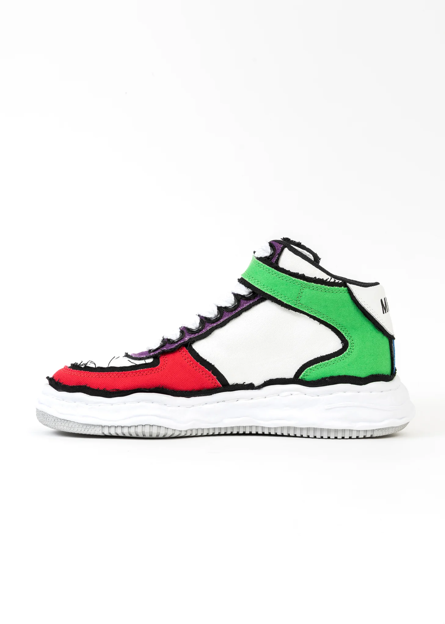 Multi OG Sole Overhanging Canvas High-Top Sneaker (WAYNE HIGH) - Image 5