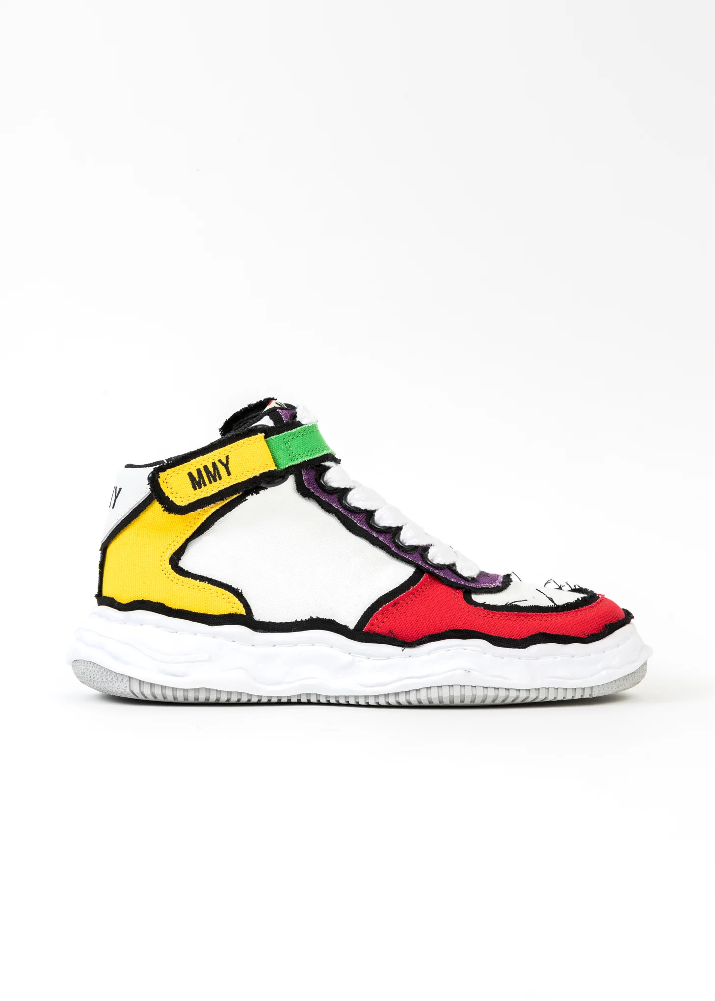 Multi OG Sole Overhanging Canvas High-Top Sneaker (WAYNE HIGH) - Image 6
