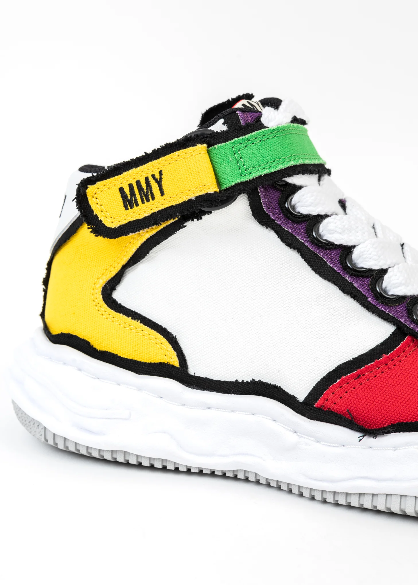 Multi OG Sole Overhanging Canvas High-Top Sneaker (WAYNE HIGH) - Image 7