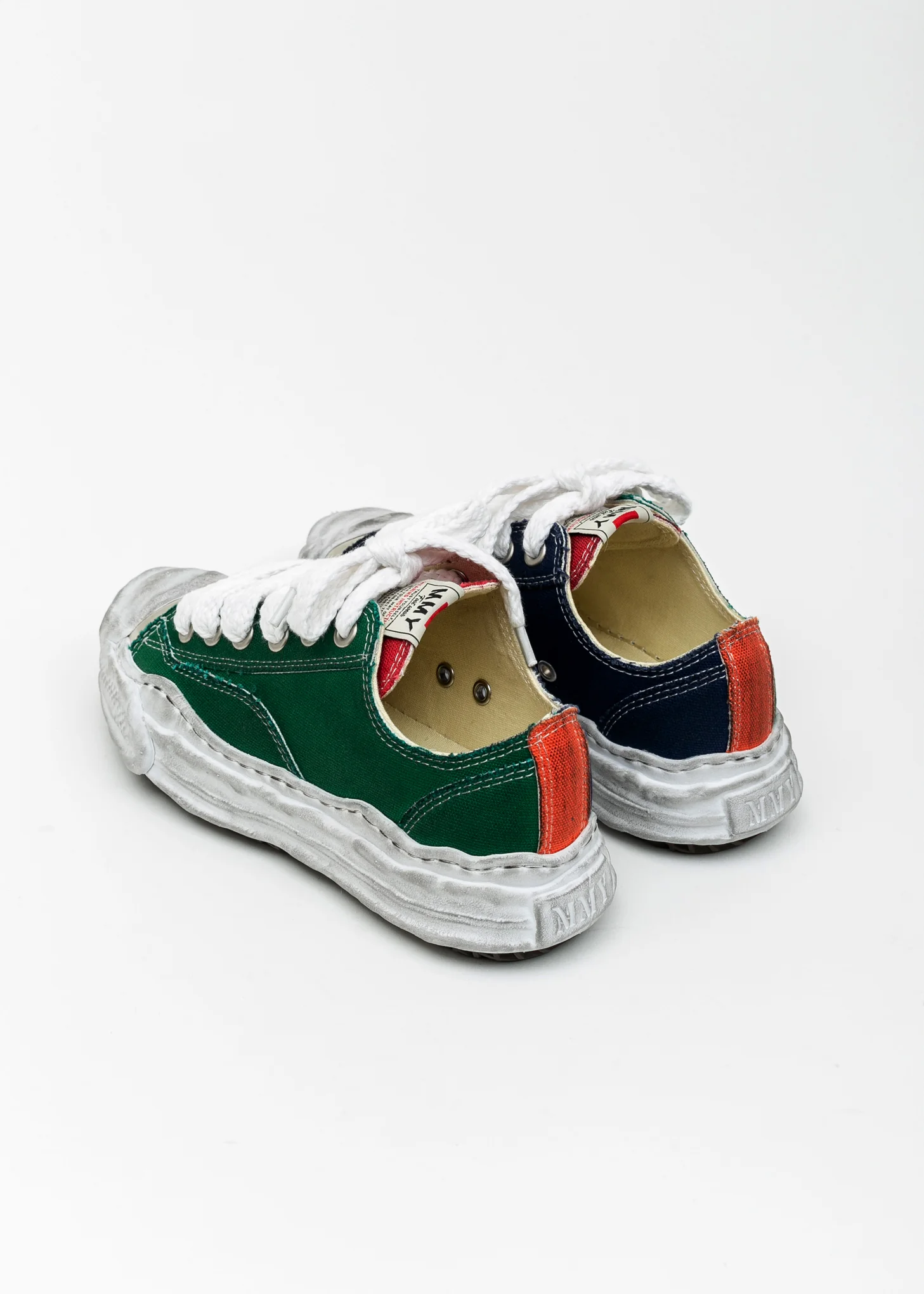 Multi Original Distressed Effect Sole Canvas Sneaker (HANK) - Image 3