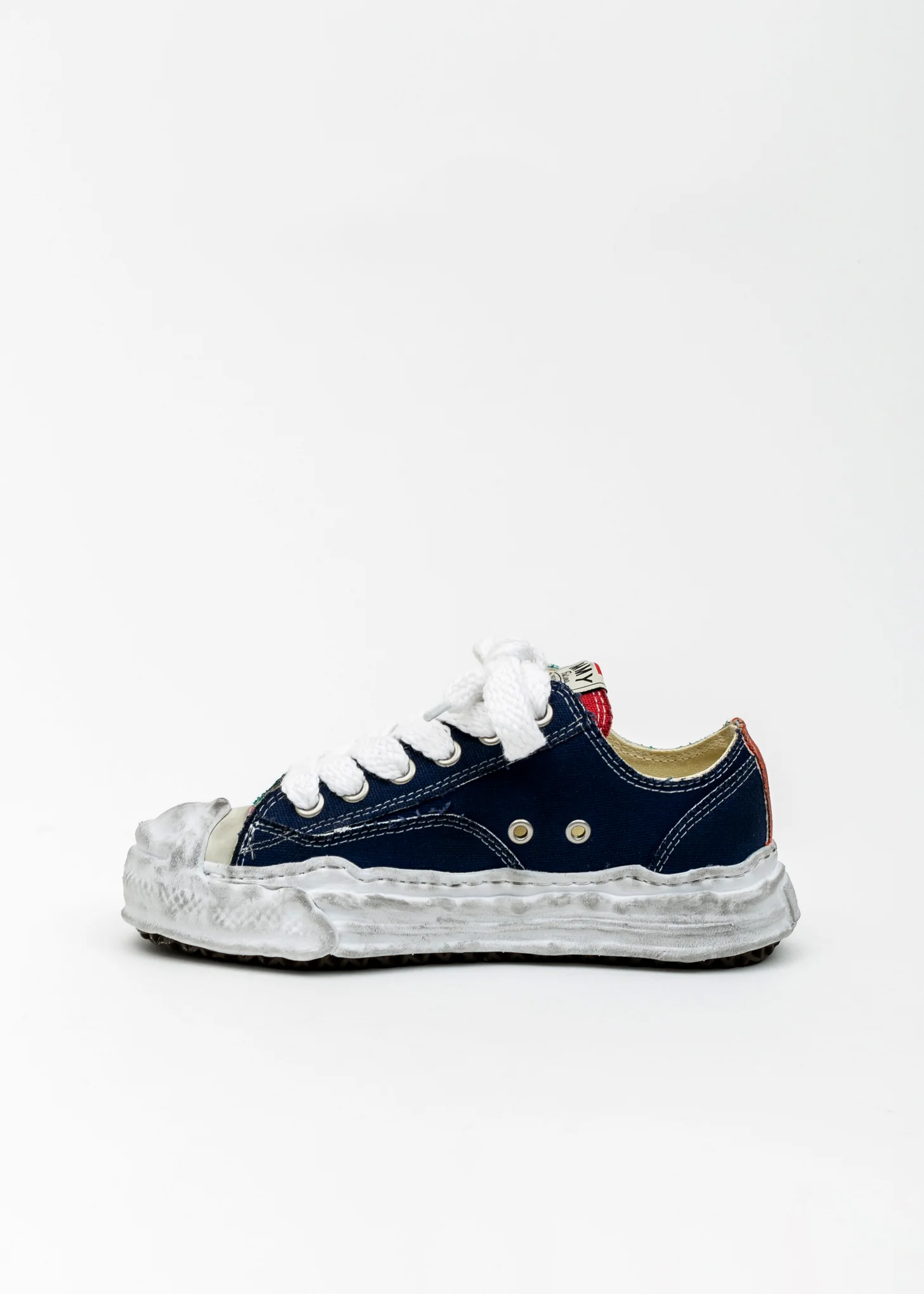 Multi Original Distressed Effect Sole Canvas Sneaker (HANK) - Image 4