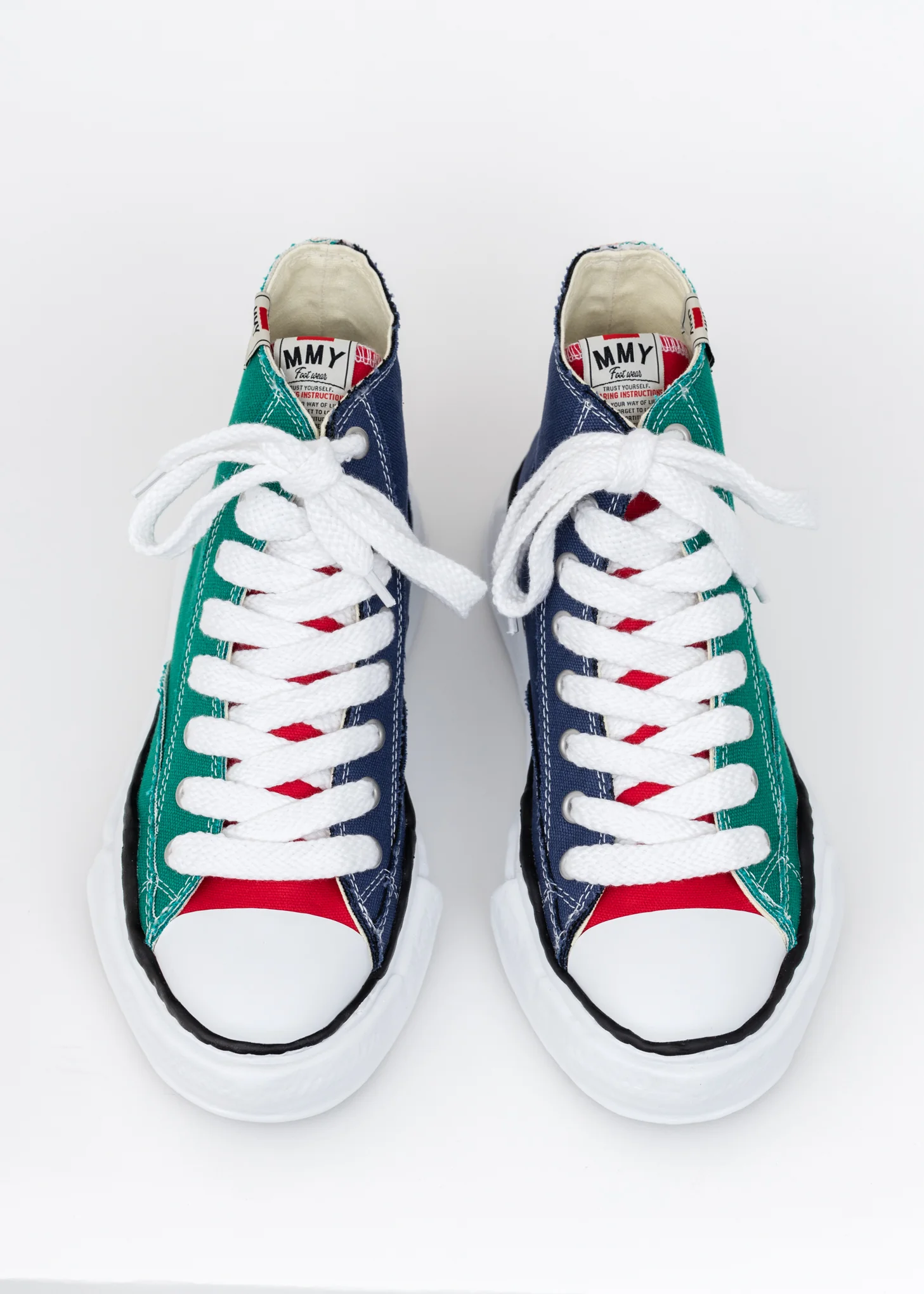 Multi Original Sole Canvas Hicut Sneaker - Image 2