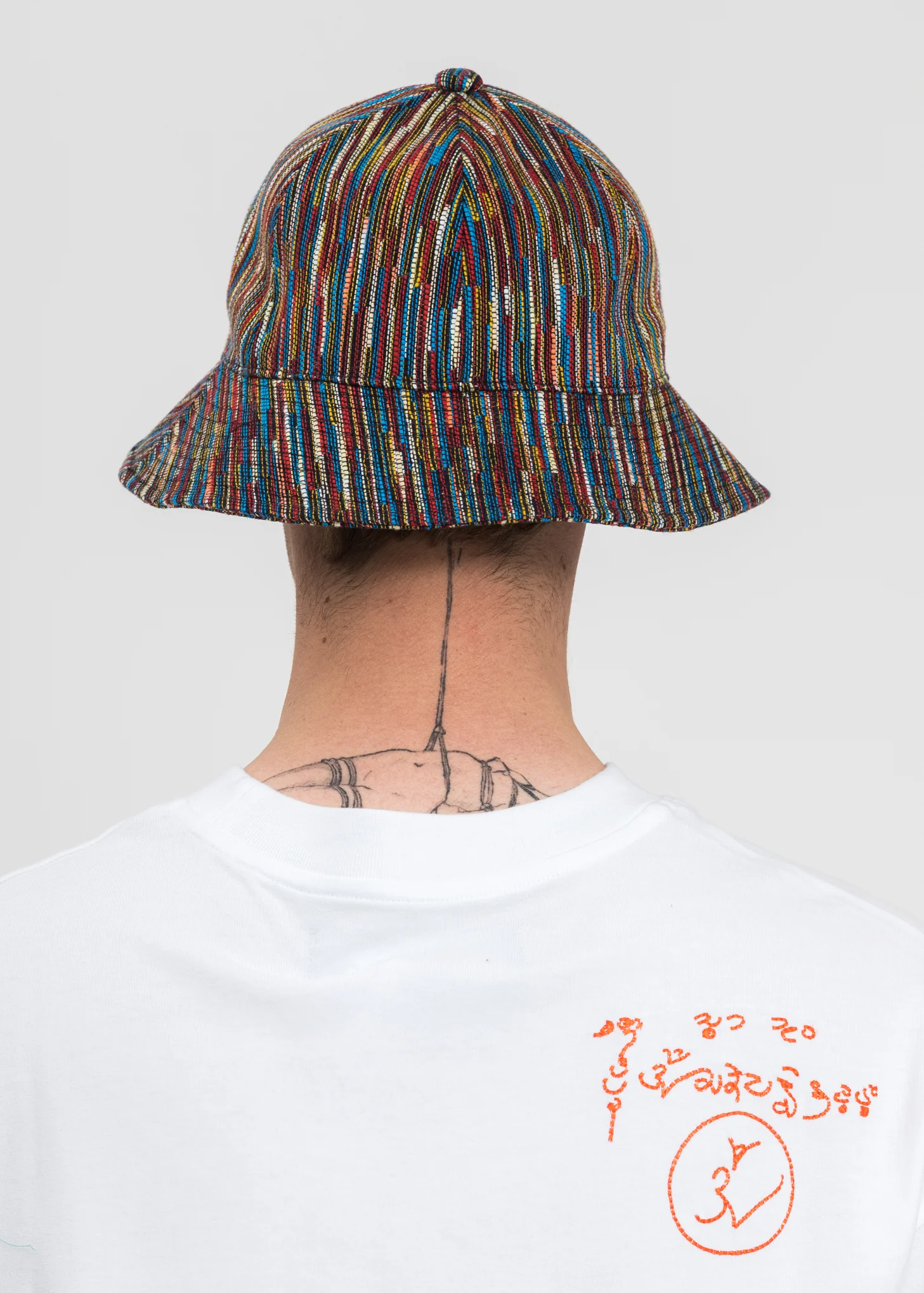 Multi Rainbow Strike Bucket Hat - Image 3