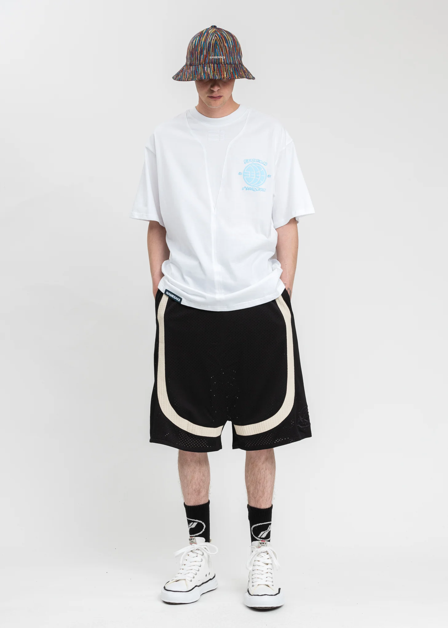 Multi Rainbow Strike Bucket Hat - Image 4