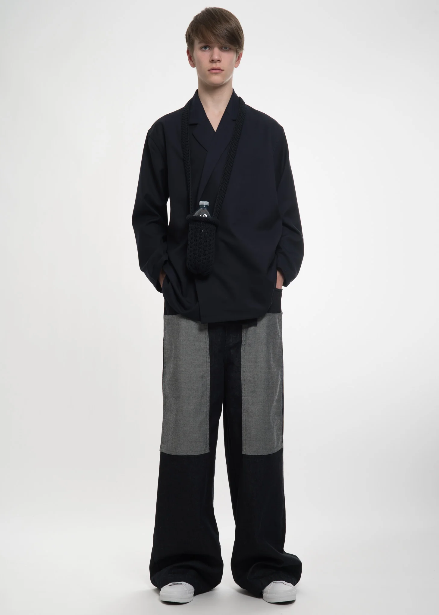 Navy Kimono Blazer - Image 2