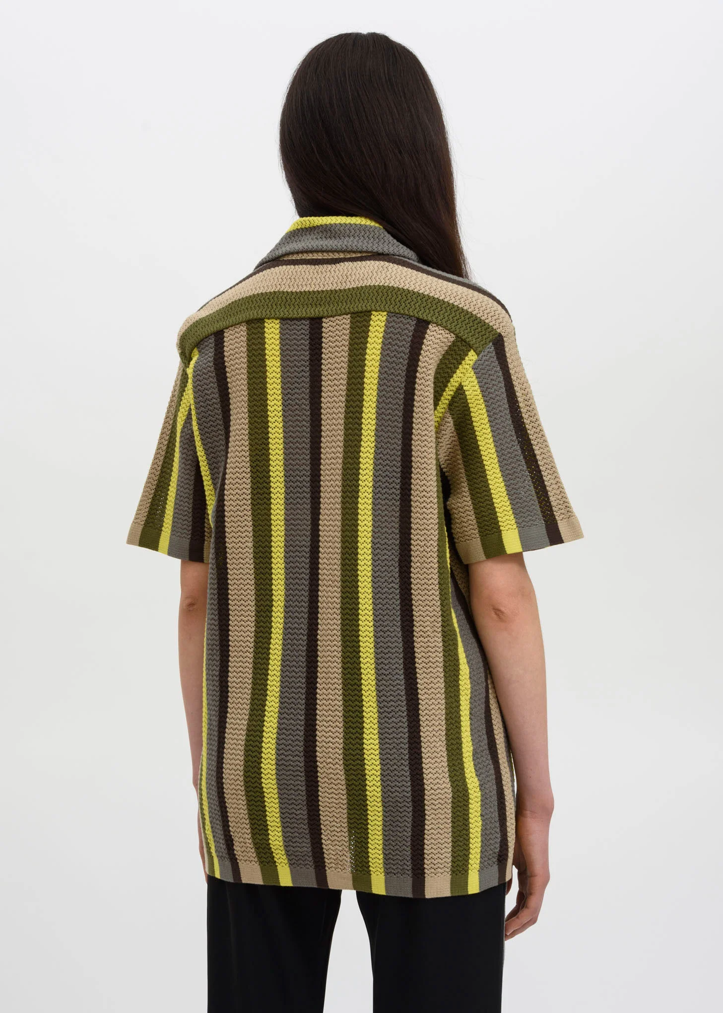 Multi Stripe Wes Knit Shirt - Image 3