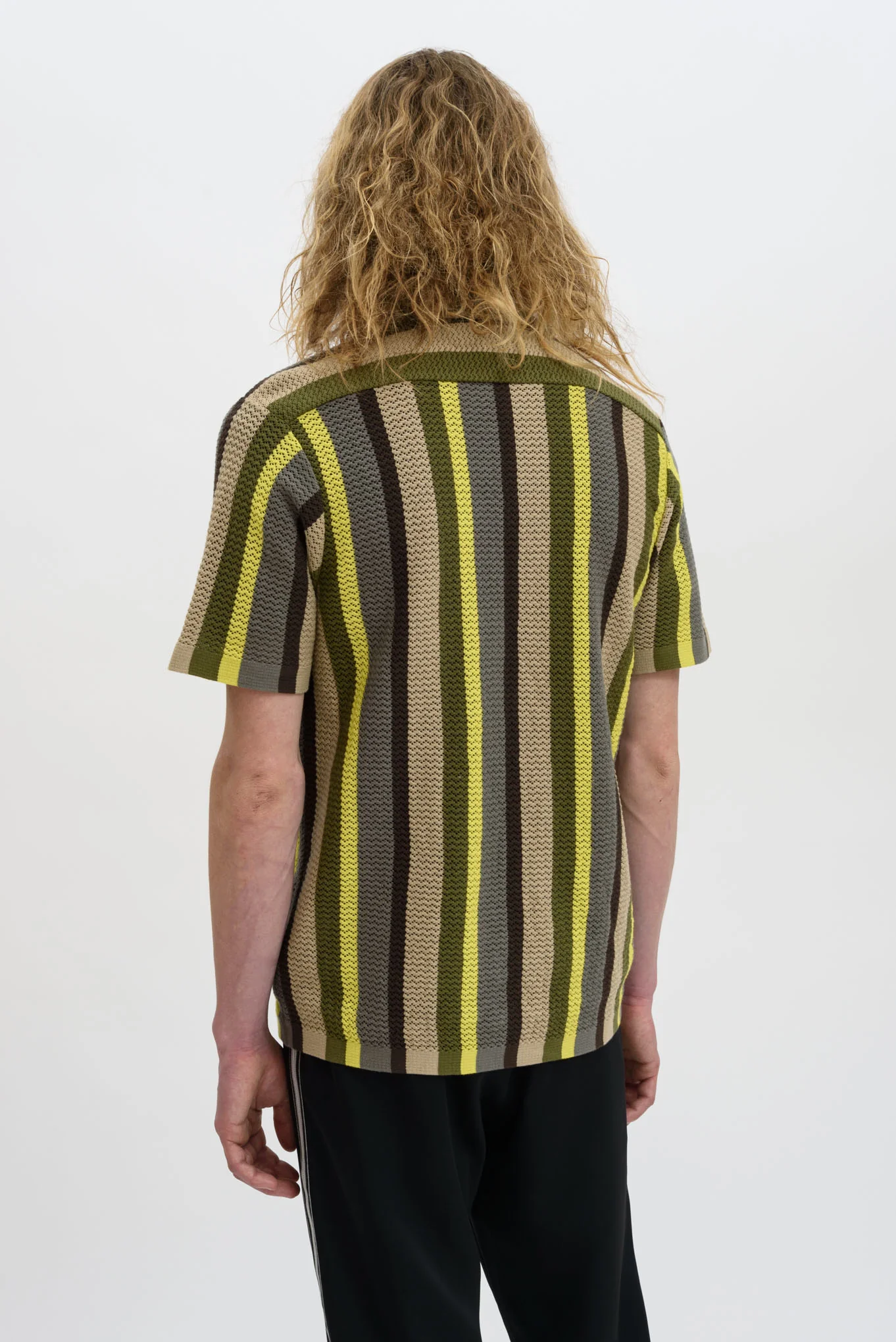 Multi Stripe Wes Knit Shirt - Image 3