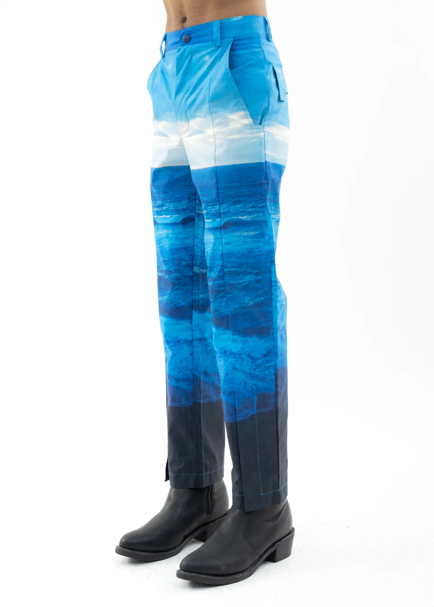 Multi Water Printed Pants - Image 3