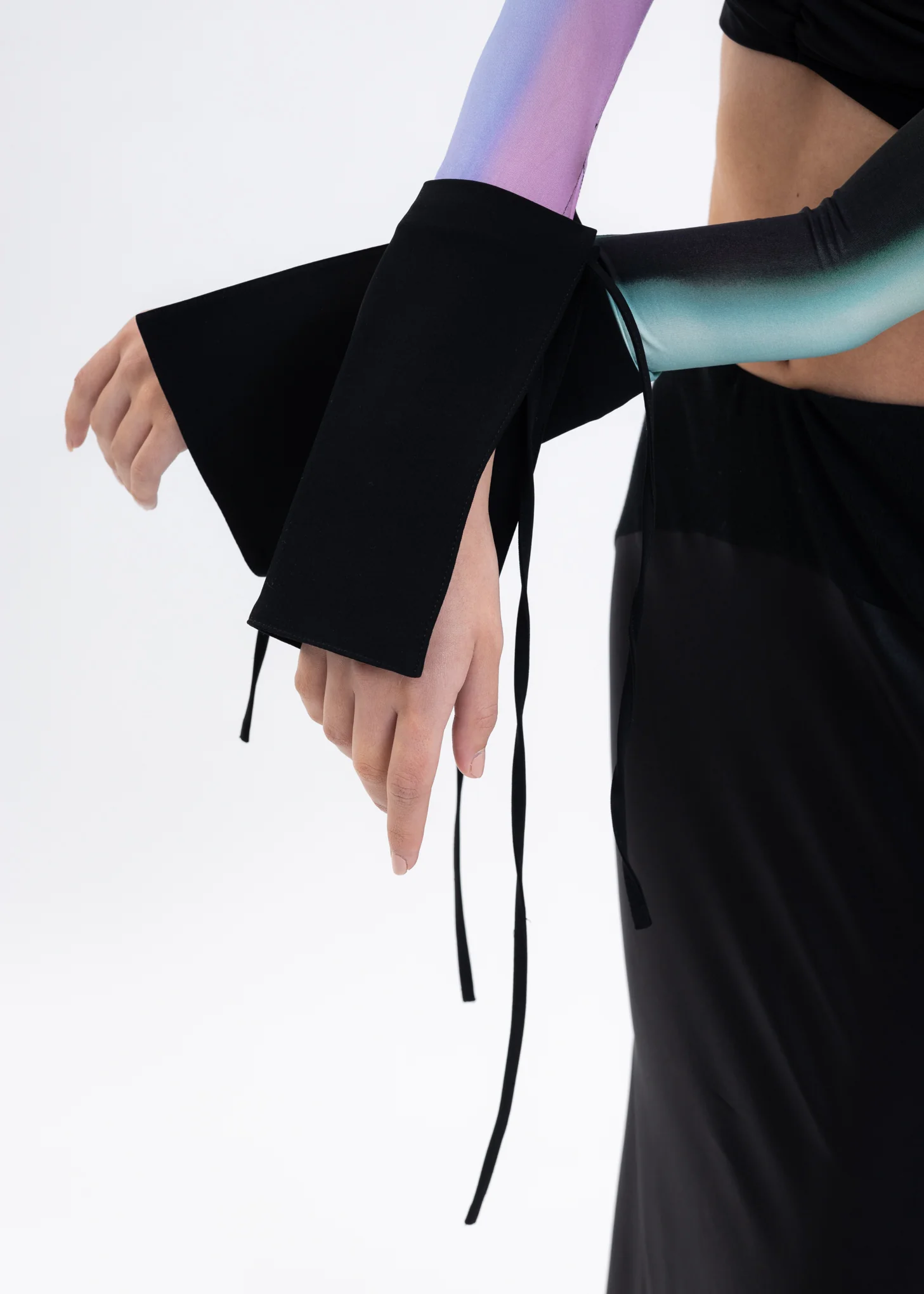 Multi Yellow And Purple Arm Sleeves - Image 4