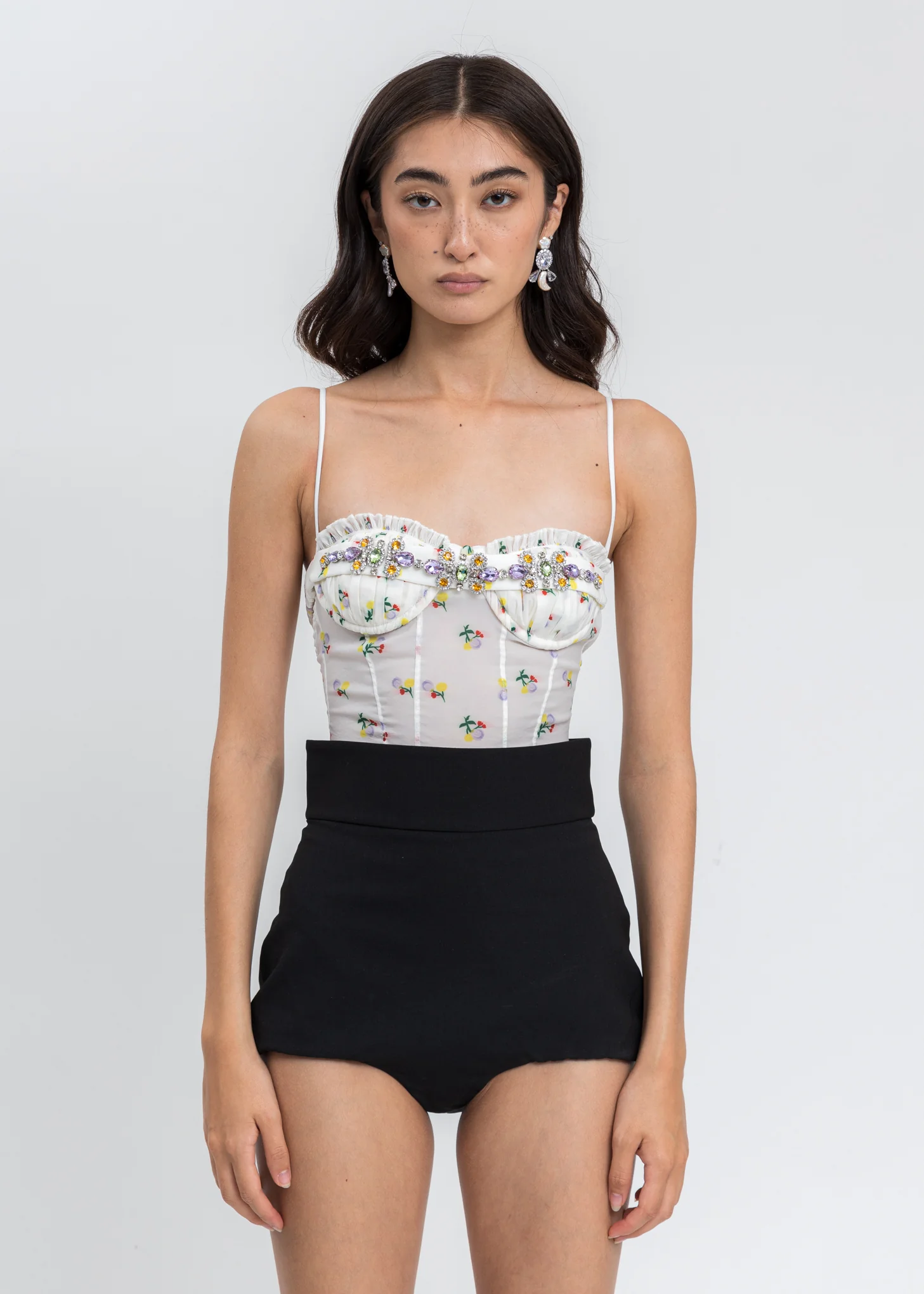 Multicolor Crystal Lingerie